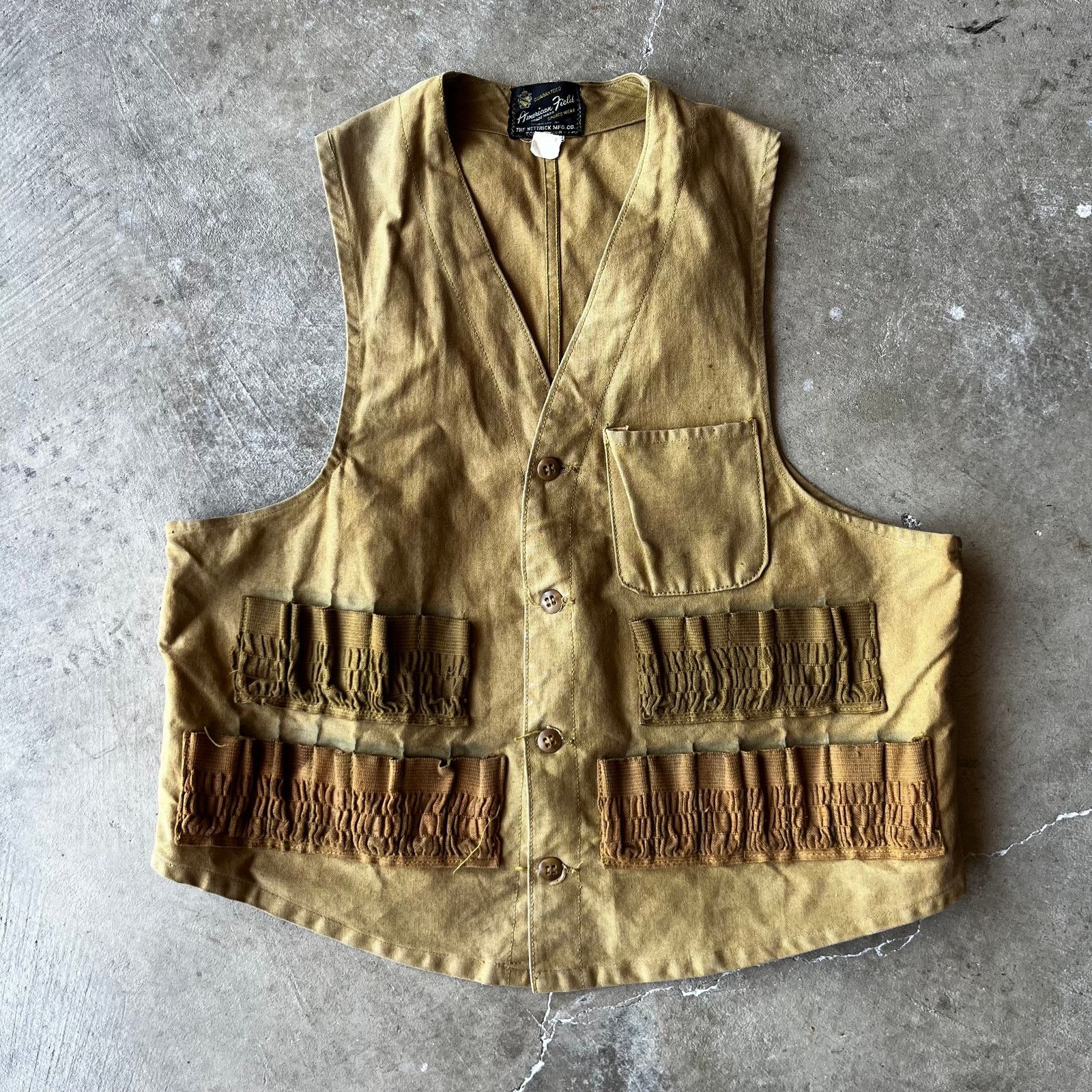 Vintage Rare Vintage 1950s Hettrick Co. Half Moon Hunting Vest M Size US M / EU 48-50 / 2 - 1 Thumbnail