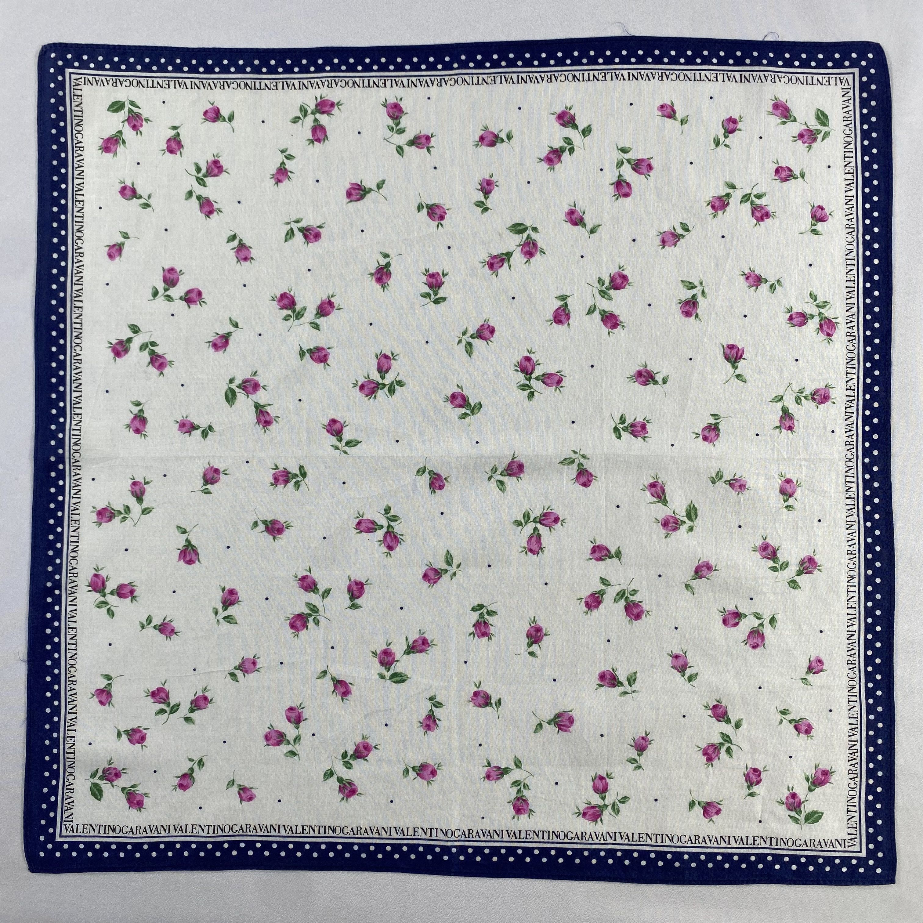 Valentino × Vintage Valentino Garavani Bandana/ Handkerchief / Neckerchief-P1101 Size ONE SIZE - 1 Thumbnail