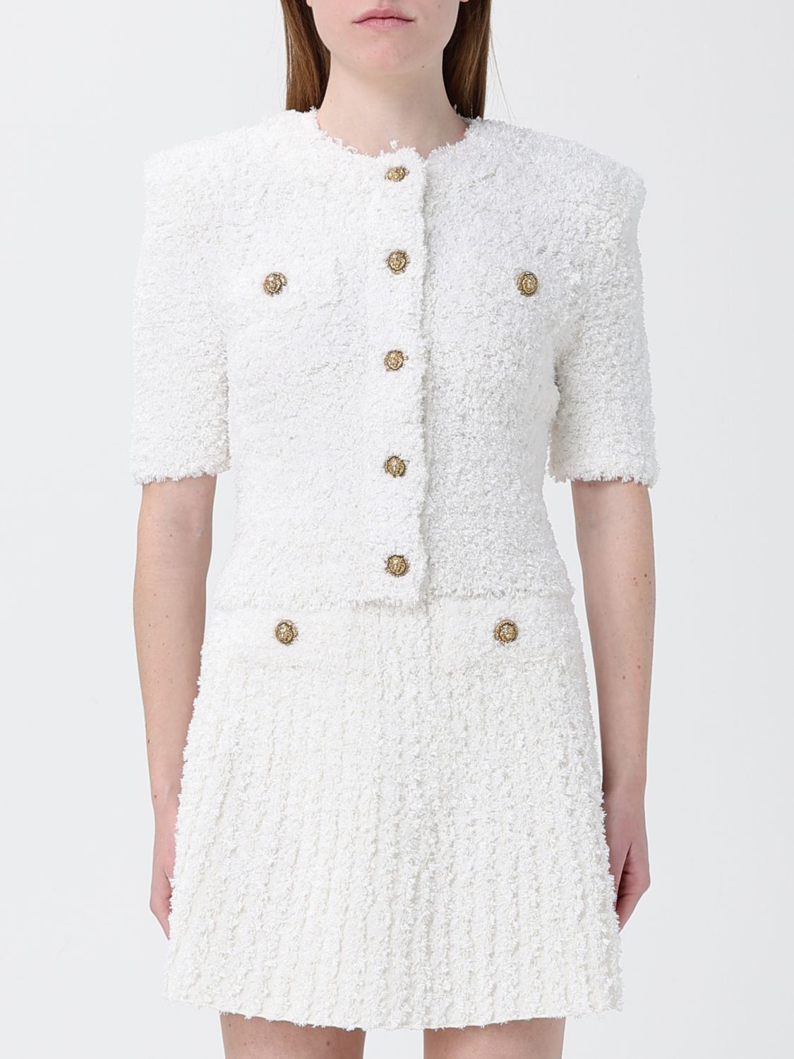 Balmain Balmain Sweater Woman White Size S / US 4 / IT 40 - 1 Thumbnail