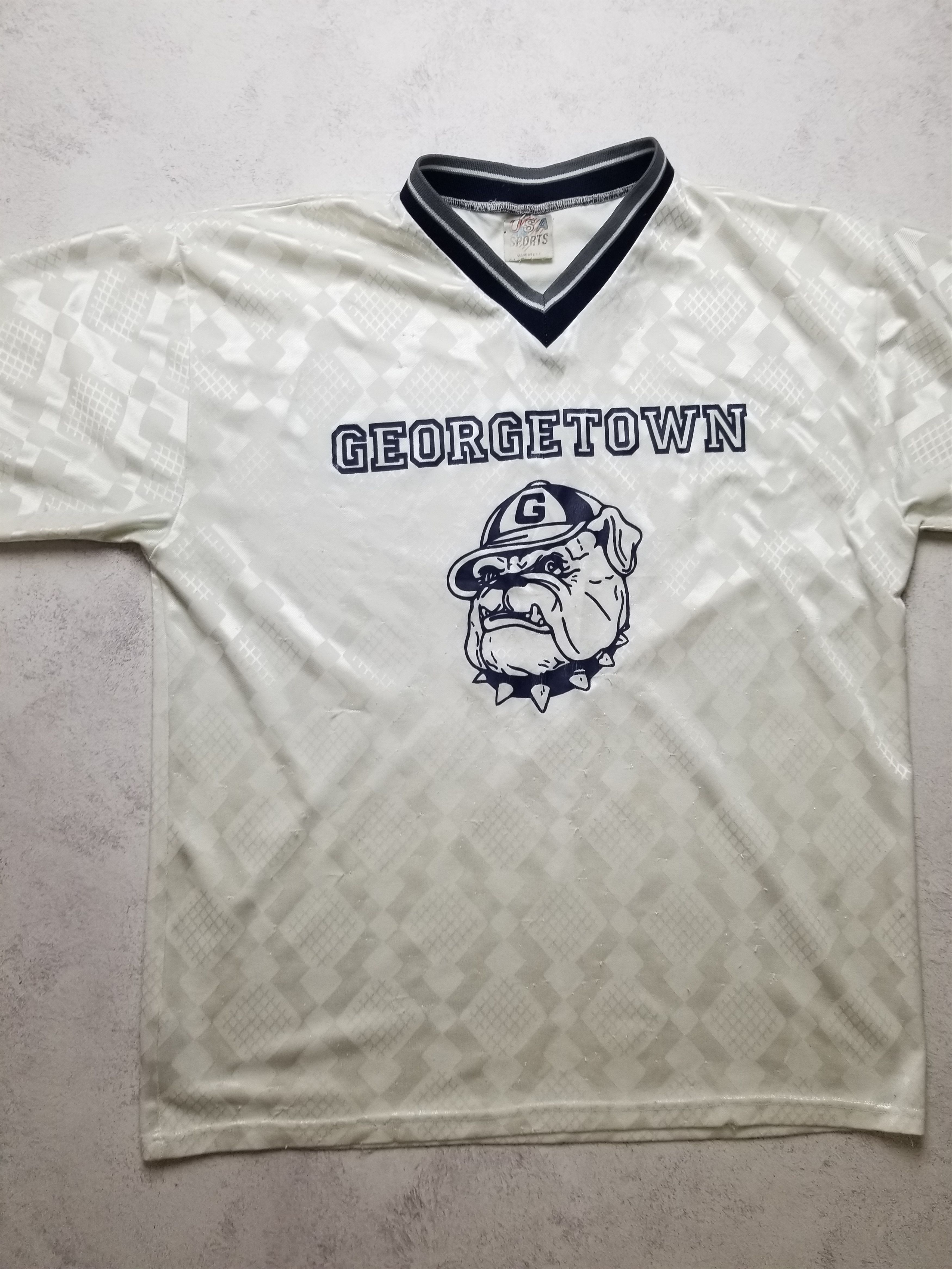 Other UK Vintage Georgetown Hoyas Jersey Shirt Bulldog Logo Size US M / EU 48-50 / 2 - 15 Thumbnail
