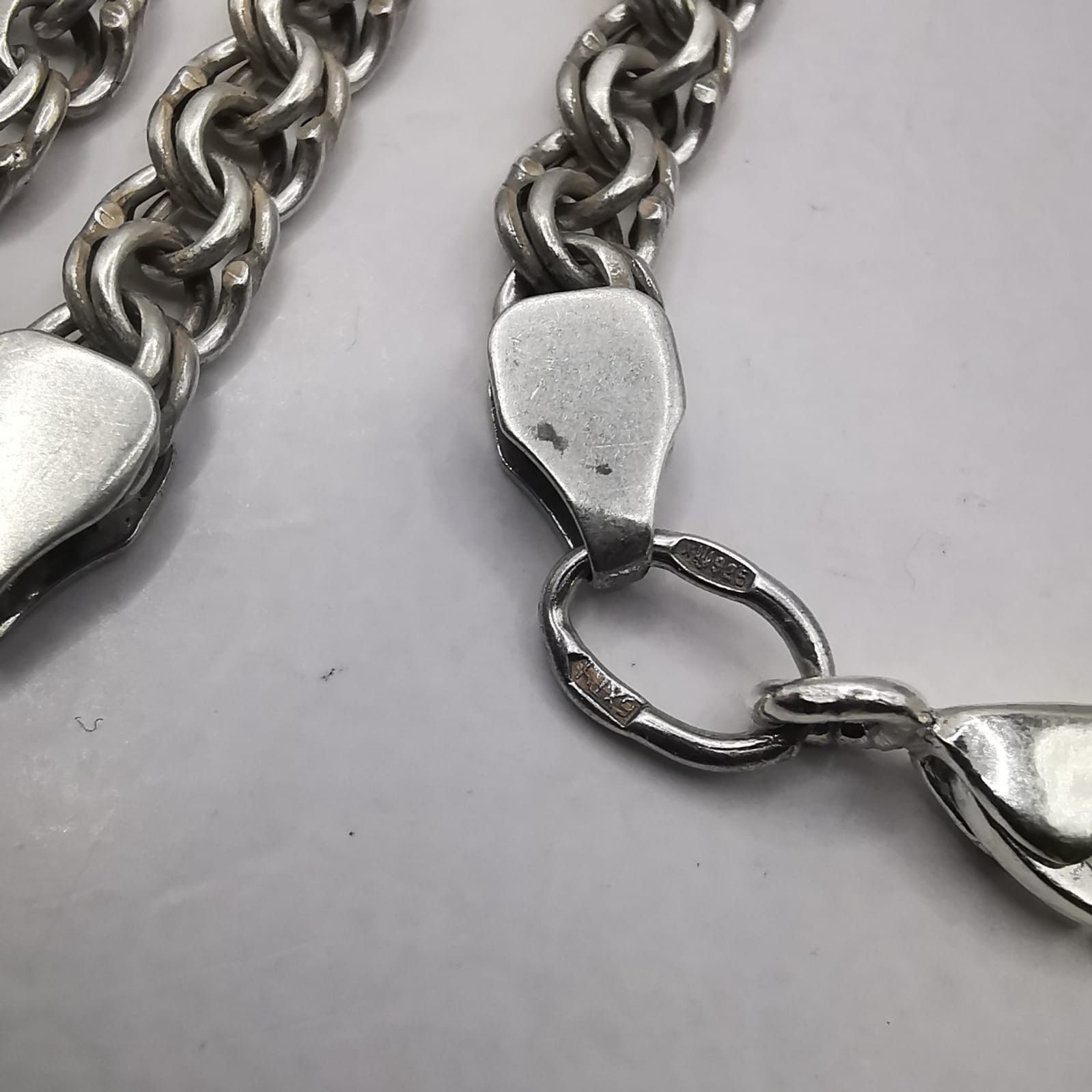 Vintage Vintage Jewelry Chain, 925 Sterling Silver, Signed 20.67g Size ONE SIZE - 7 Thumbnail