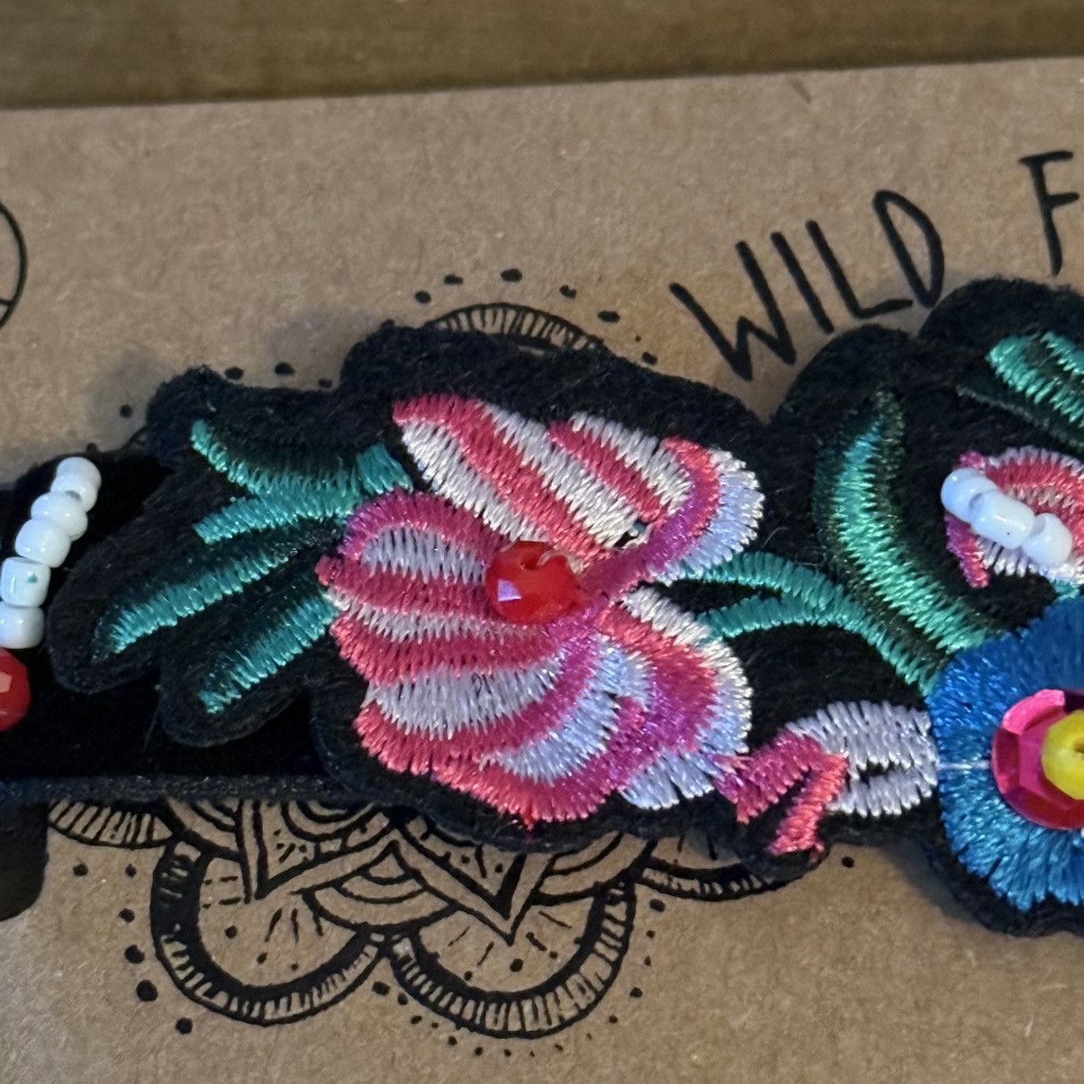 Other You and I Wild Flower embroidered choker necklace Size ONE SIZE - 4 Thumbnail