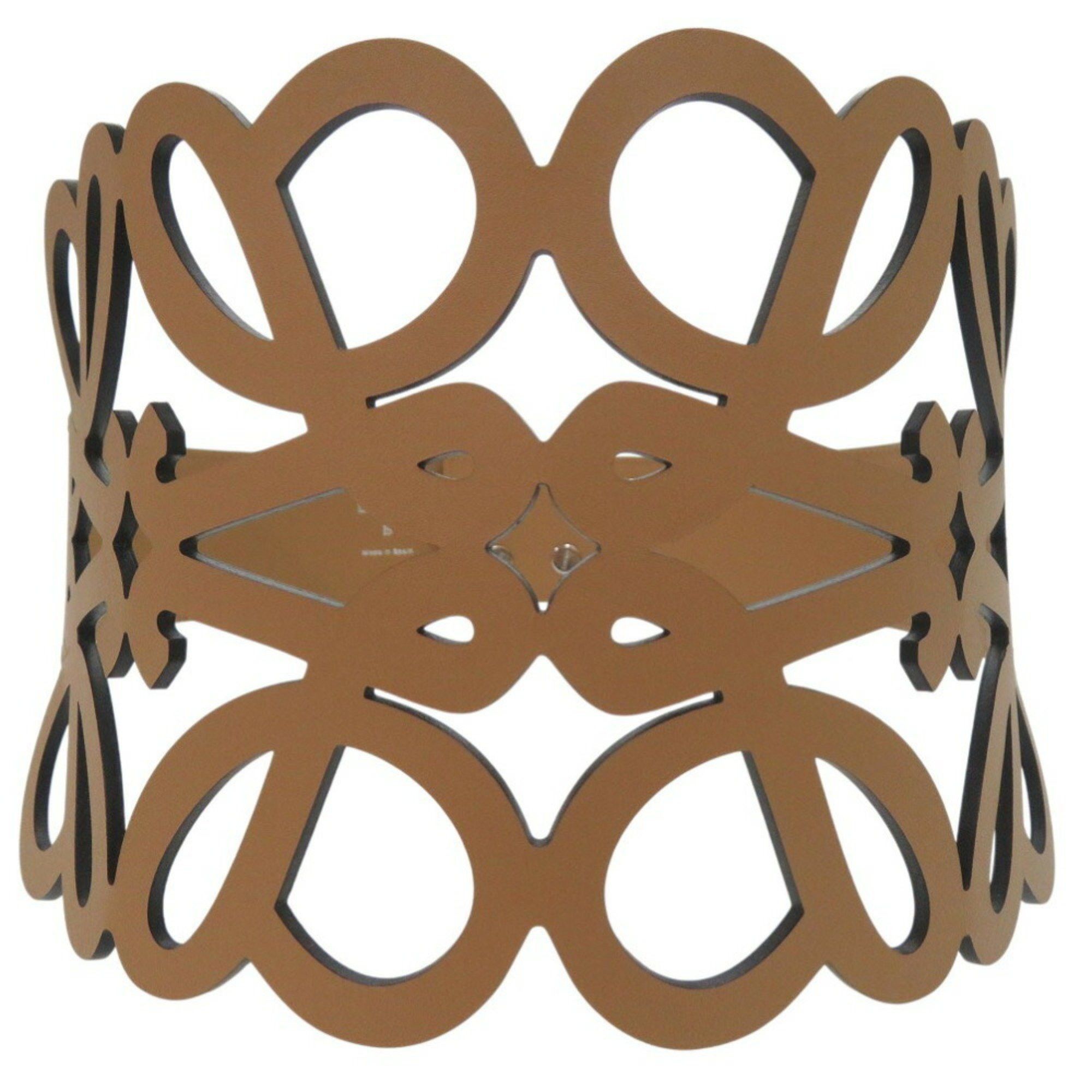 Loewe LOEWE Anagram Waist Belt Cutout Leather Brown 1704LOEWE Size ONE SIZE - 1 Thumbnail