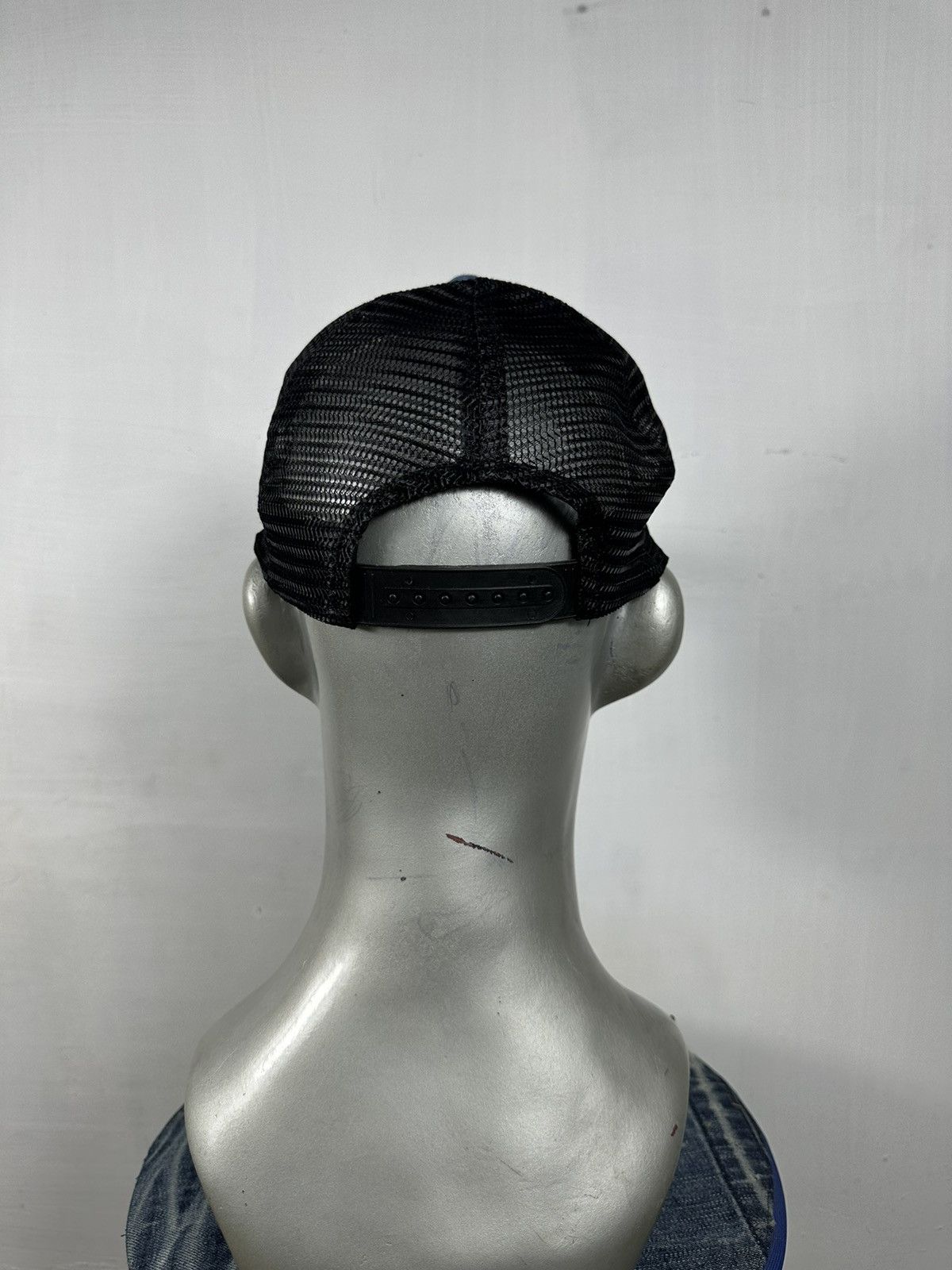 Handmade Custom Made Distressed Patchwork Boro Trucker hats Size ONE SIZE - 10 Thumbnail