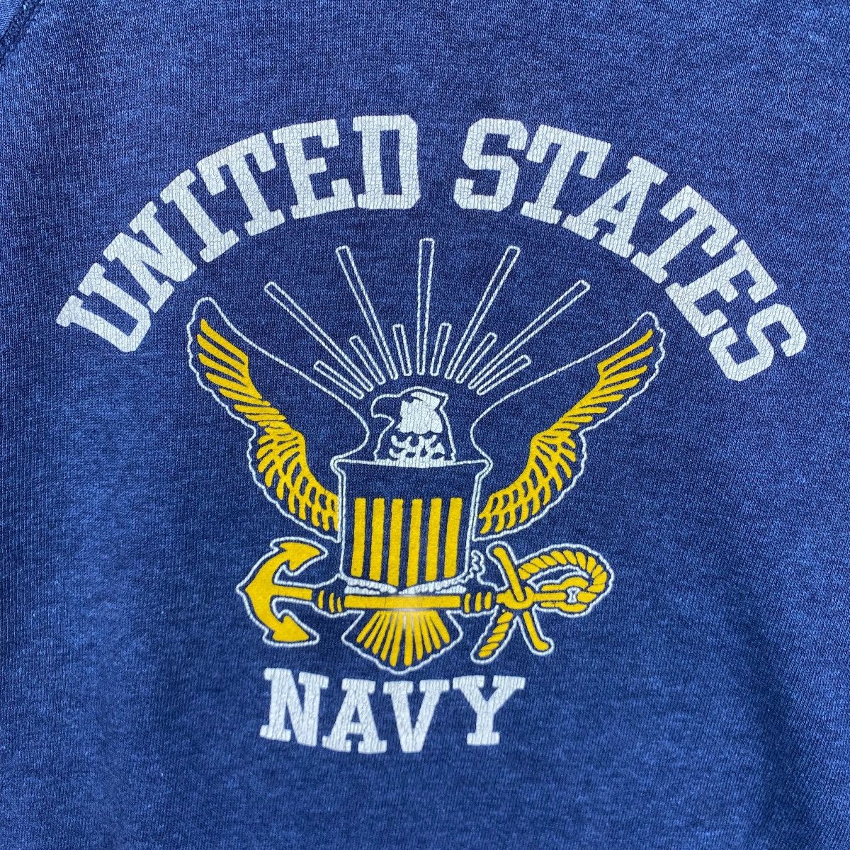 Vintage Vintage 80's UNITED STATES NAVY Logo Crewneck Sweatshirt Size US M / EU 48-50 / 2 - 2 Thumbnail