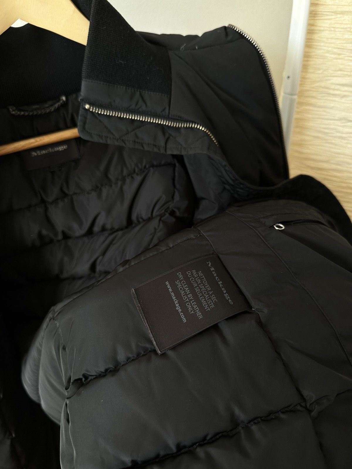 Mackage Women's Mackage Katryn Coat Jacket Leather Detail Size Small Size S / US 4 / IT 40 - 12 Thumbnail
