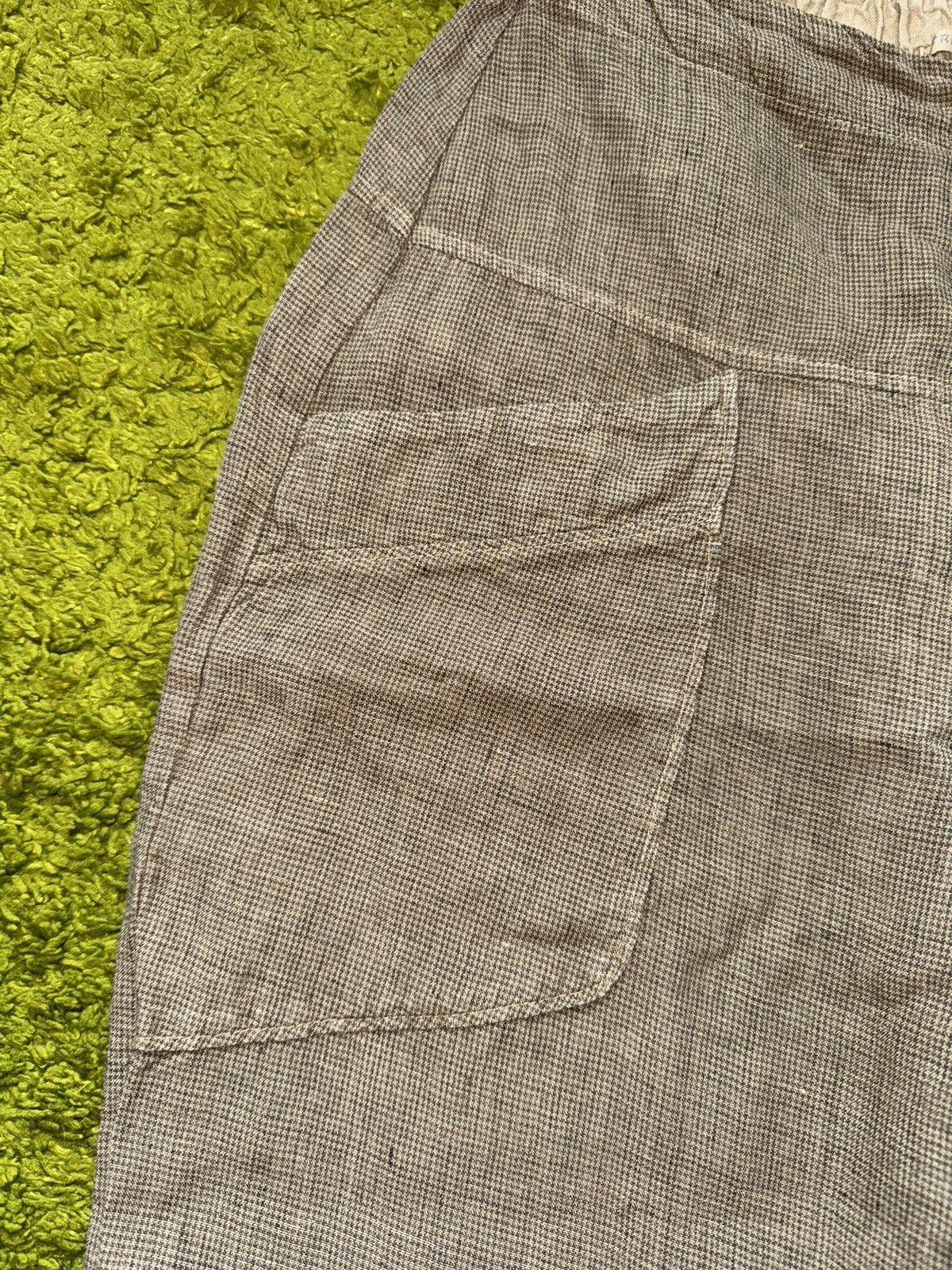 Transit avant garde barrel wide leg fit linen pants