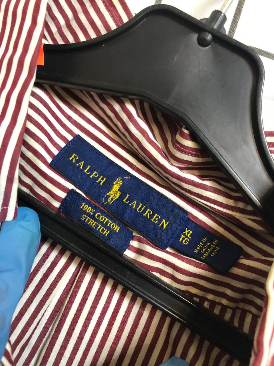 Polo Ralph Lauren Ralph Lauren Shirt Mens Purple Striped Custom Fit Small Pony Size US XL / EU 56 / 4 - 10 Thumbnail