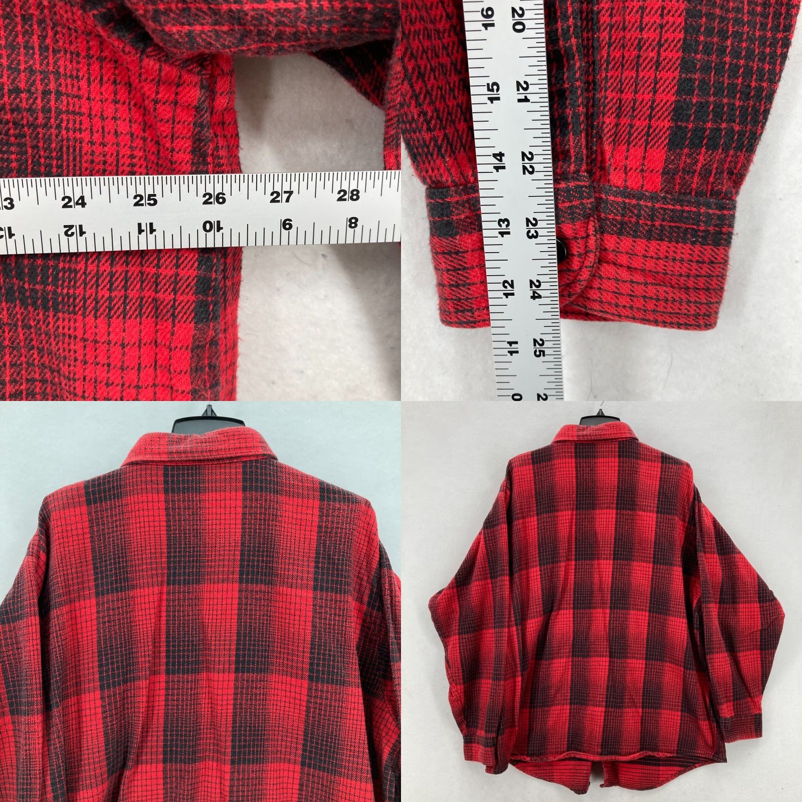 Vintage VINTAGE OshKosh B'gosh Flannel Shirt Mens 2XL Big Red Plaid Button Front Pockets Size US XXL / EU 58 / 5 - 8 Thumbnail