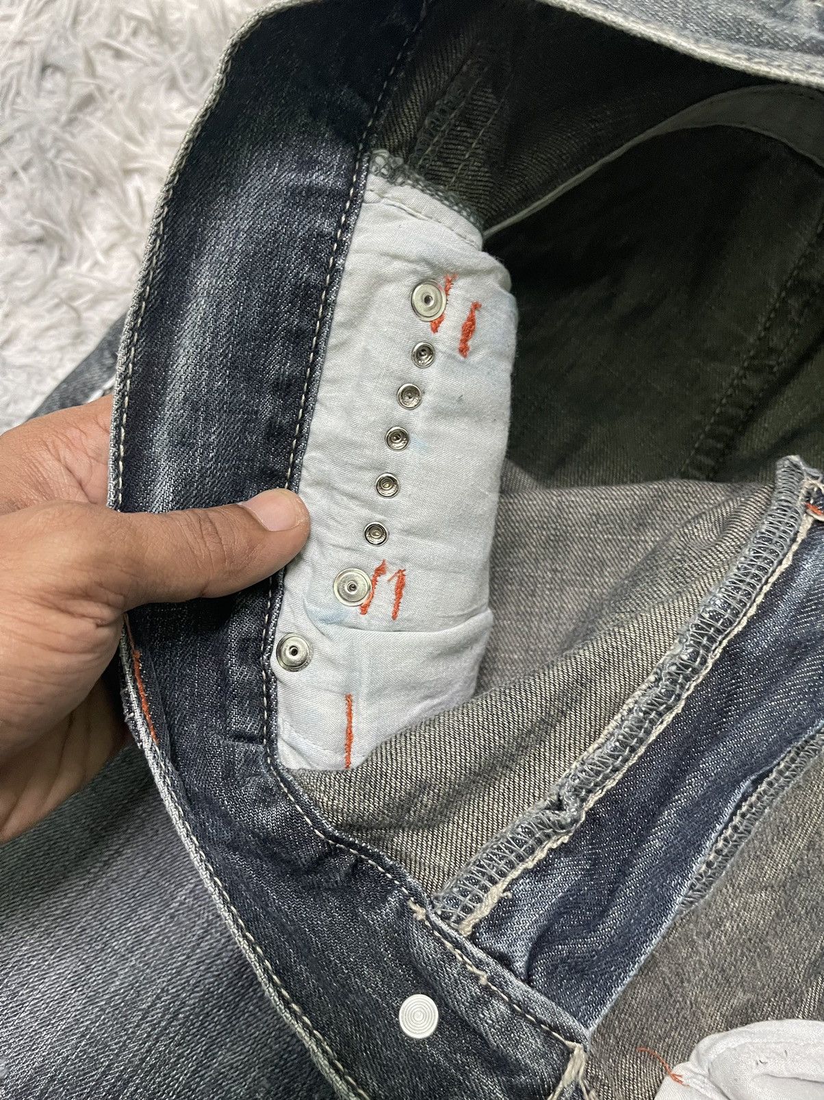 If Six Was Nine 2000s CHROME HEARTS INSPIRED JAPANESEBRAND STUDDED PANT Size US 35 - 10 Thumbnail