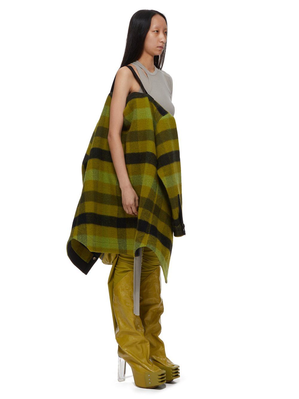 Rick Owens AW23 RICK OWENS "LUXOR" OVERSIZED OUTERSHIRT 40 Size US M / EU 48-50 / 2 - 16 Thumbnail