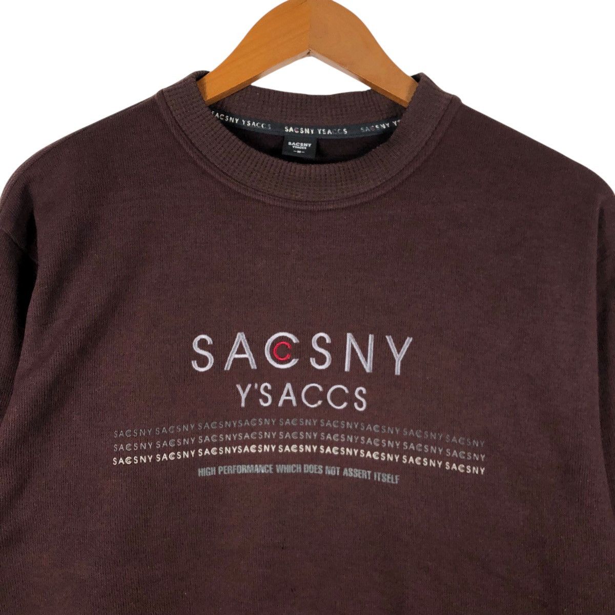 Yohji Yamamoto Yohji Yamamoto Y'Saccs Sacsny Embroidery Logo Sweatshirt Size US M / EU 48-50 / 2 - 2 Thumbnail
