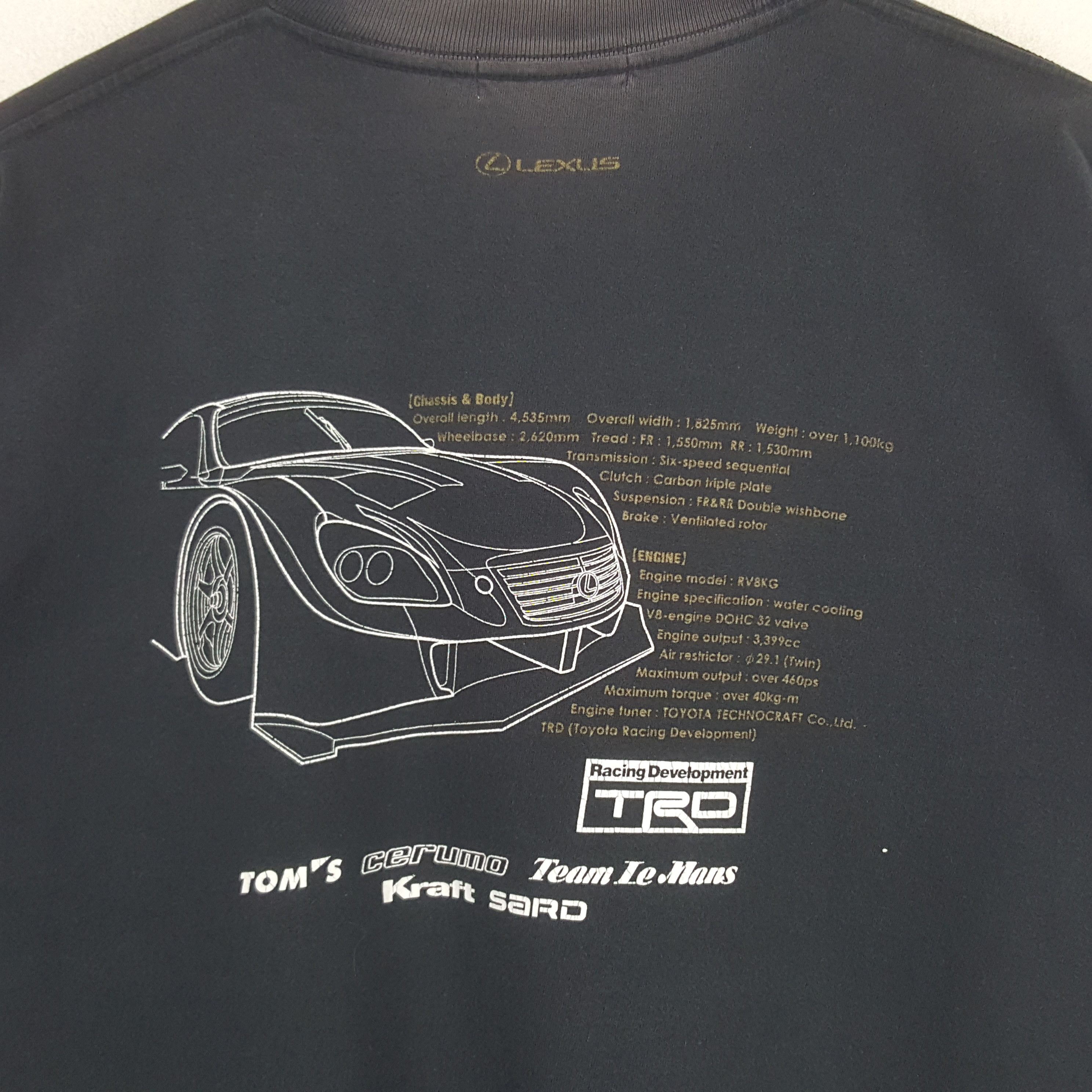 Japanese Brand × Vintage Vintage TRD Toyota Lexus Racing Development Promo Tshirt Size US L / EU 52-54 / 3 - 2 Thumbnail
