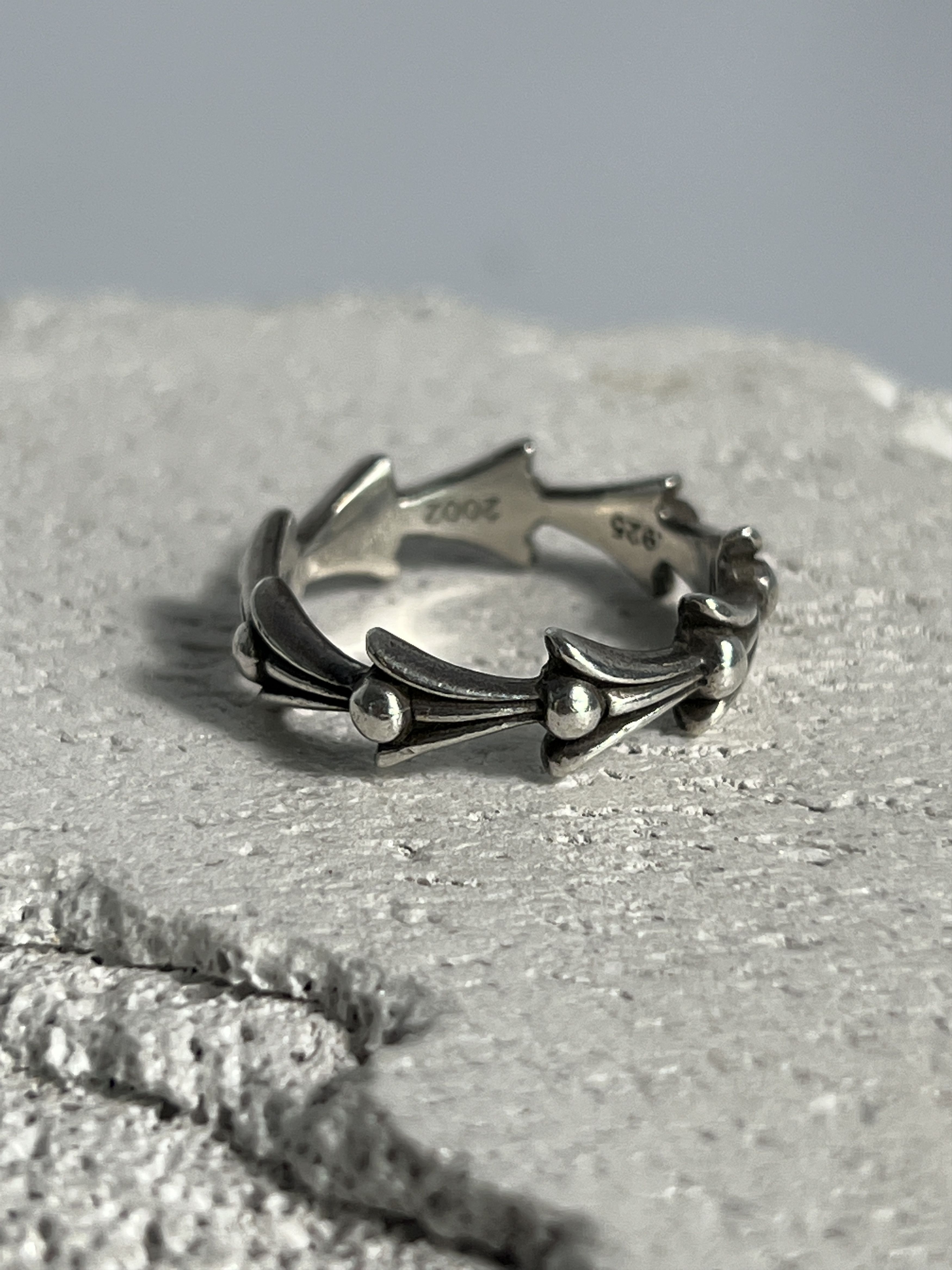Chrome Hearts Chrome Hearts Cross Tail Ring Silver 925 2002 Sz US 10 Size ONE SIZE - 4 Thumbnail
