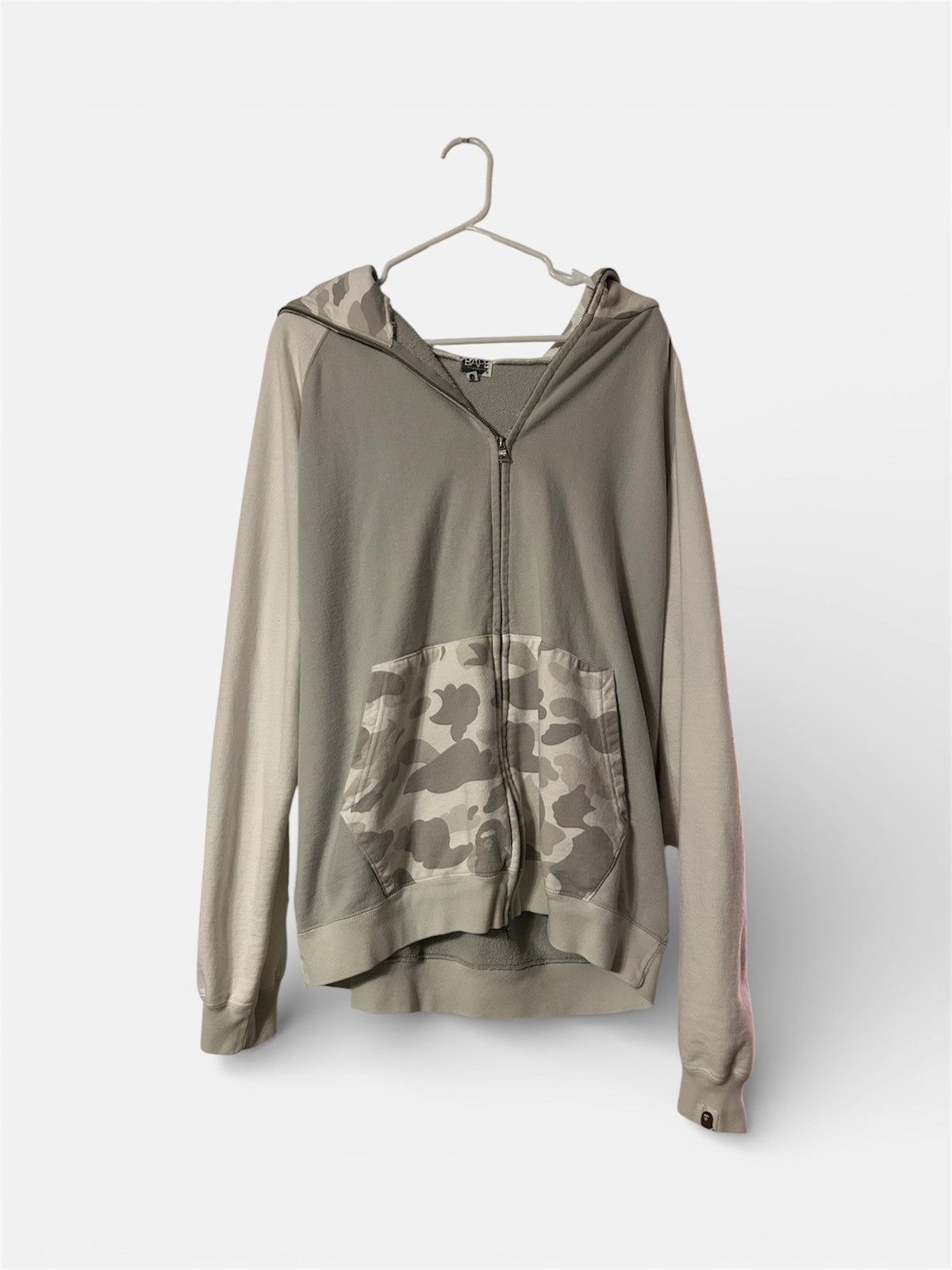 Bape VINTAGE NIGO White/Grey Bape Full Zip Size US XL / EU 56 / 4 - 1 Thumbnail