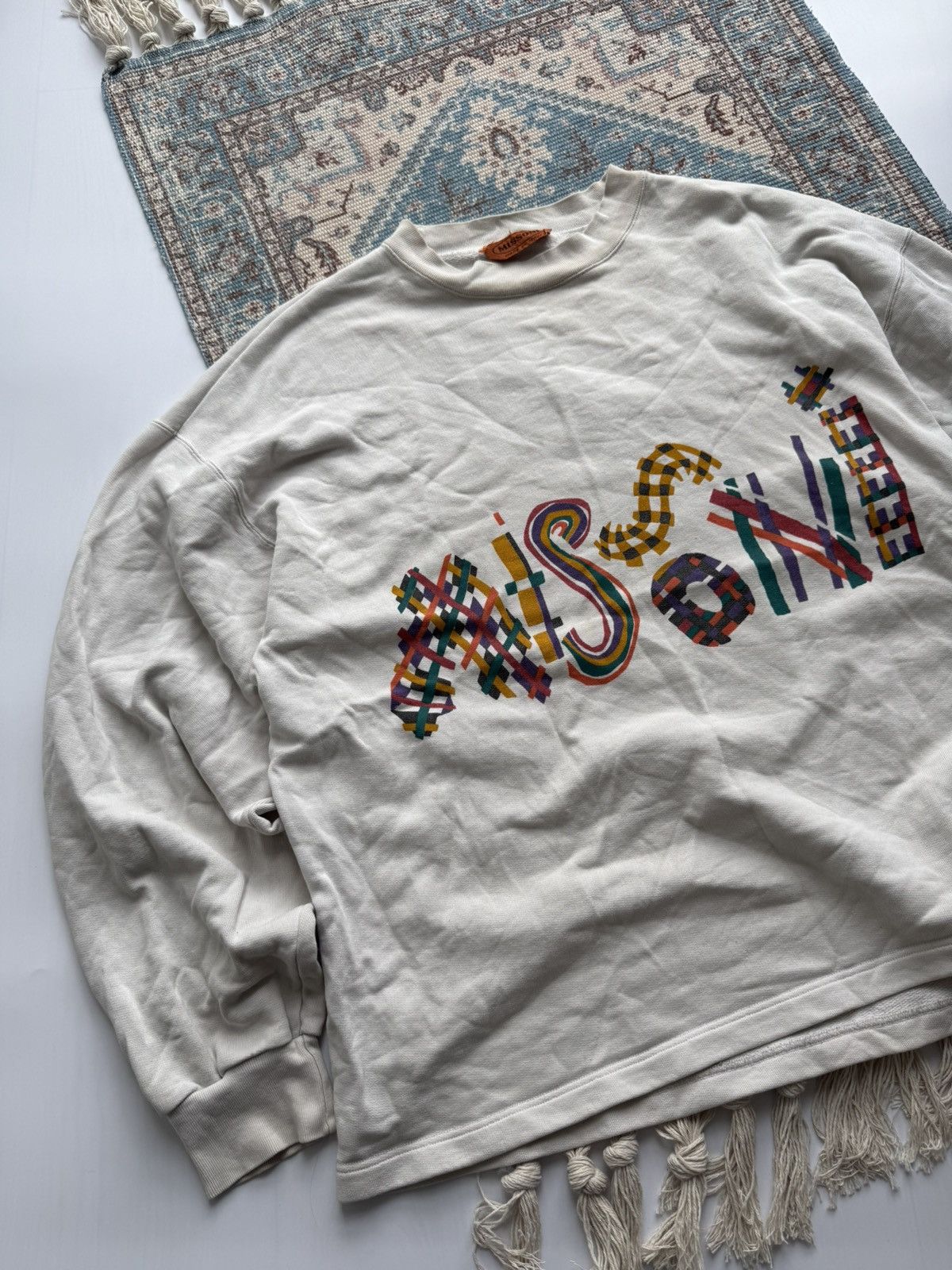 Missoni Vintage 90s Missoni Sweatshirt Size US L / EU 52-54 / 3 - 2 Thumbnail