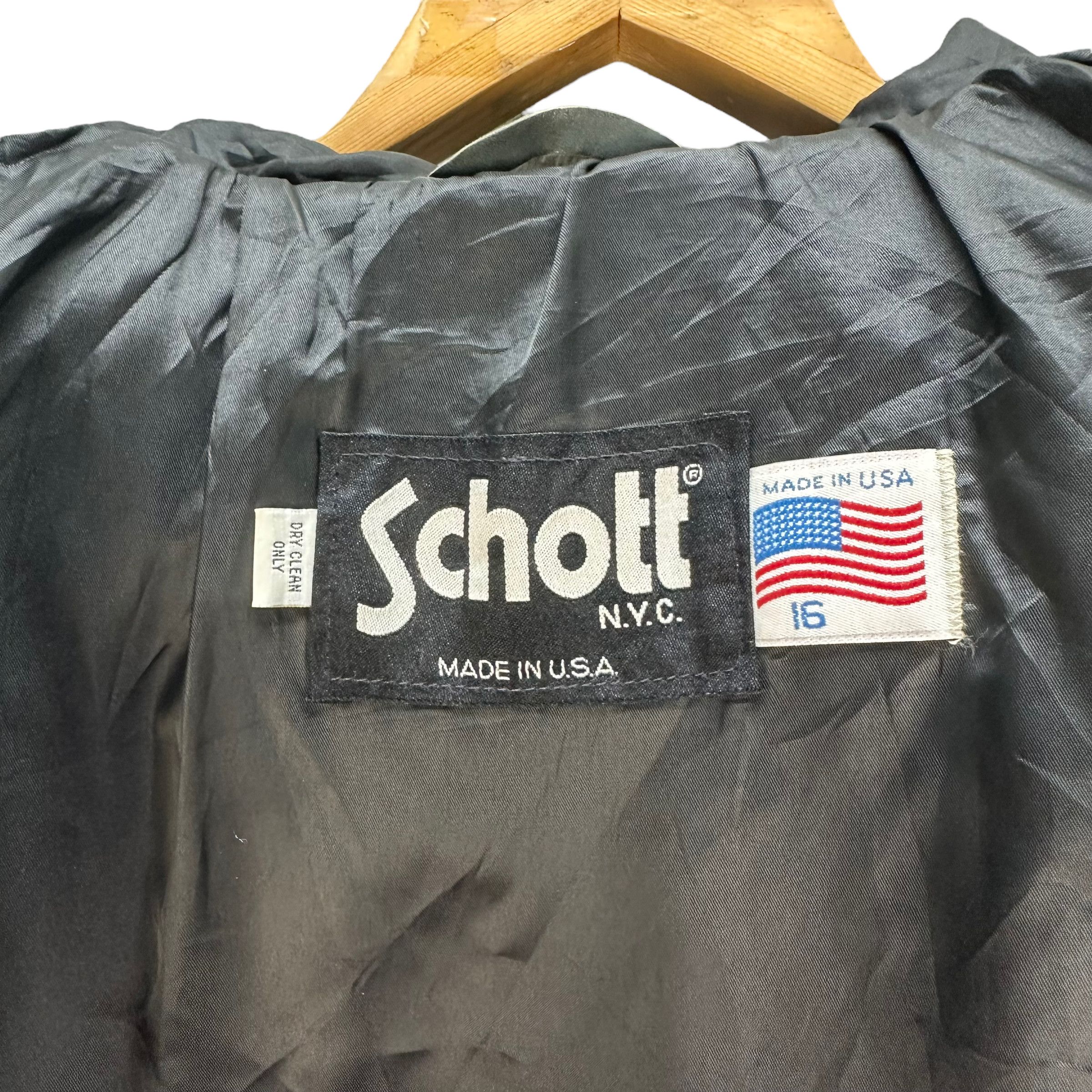 Schott VINTAGE SCHOTT MADE IN USA BLUE DUFFLE COAT #7752-168 Size US S / EU 44-46 / 1 - 9 Thumbnail