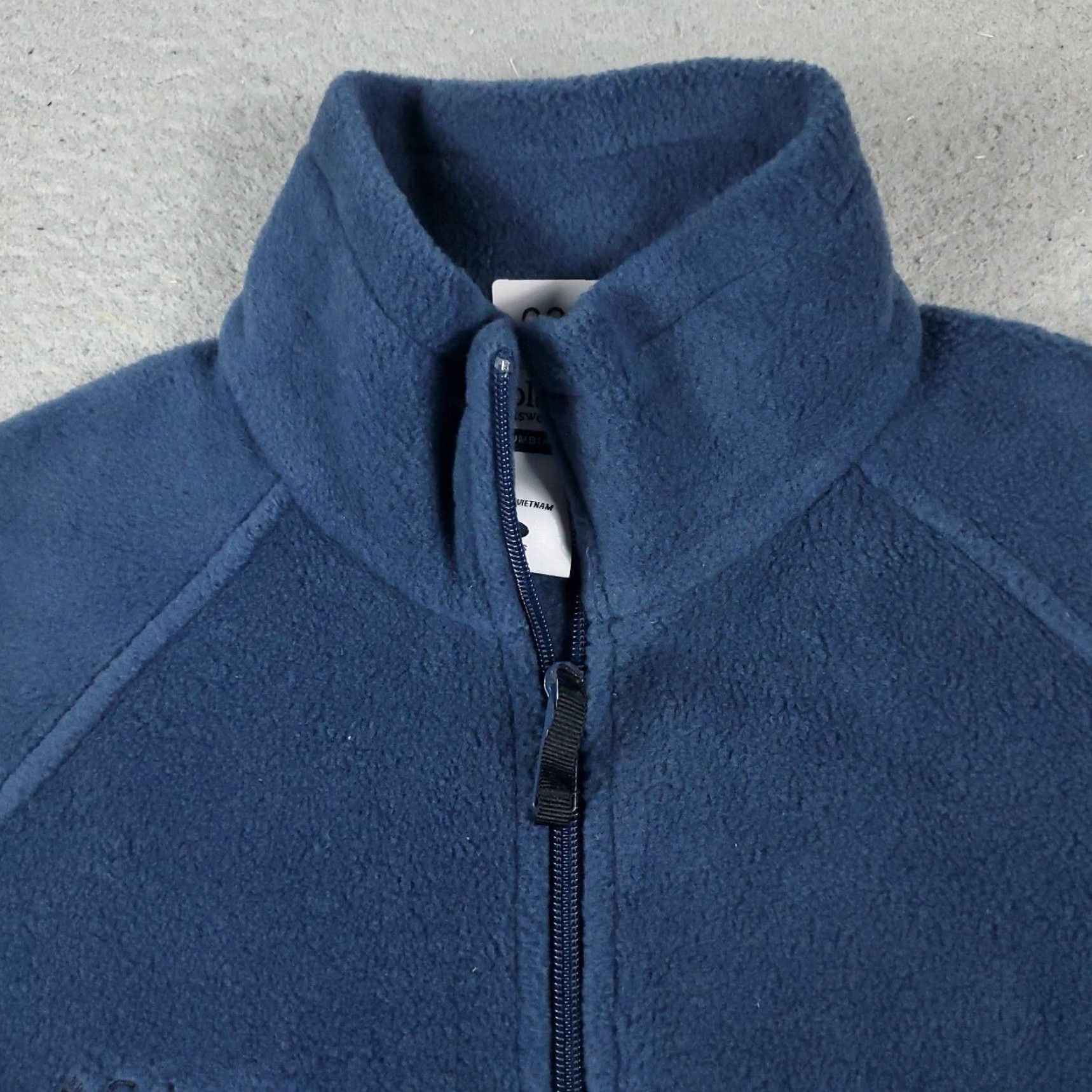 Vintage Columbia Fleece Jacket Womens Small Blue Full Zip Mid-Length Regular Fit Size S / US 4 / IT 40 - 3 Thumbnail