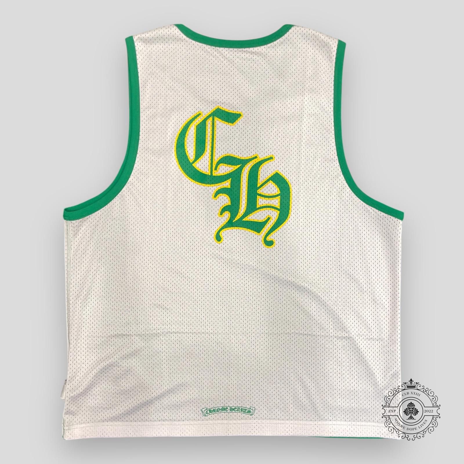 Chrome Hearts Chrome Hearts Reversible 33 Mesh Jersey in Green Size US L / EU 52-54 / 3 - 4 Thumbnail