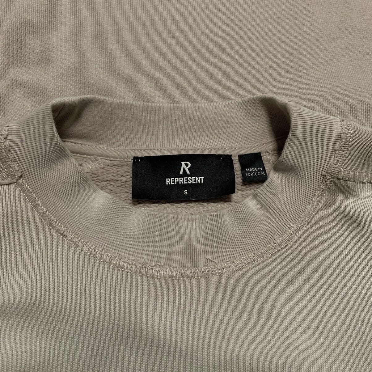 Represent Clo. Represent Small Stepped Hem Sweatshirt Sun Fade Oat Size US S / EU 44-46 / 1 - 3 Thumbnail