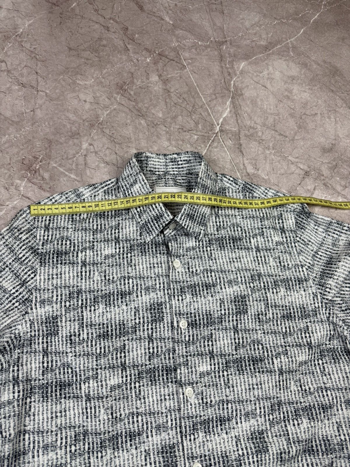 Prada Prada 2020 Abstract Micro-Dot Printed Shirt Size US M / EU 48-50 / 2 - 16 Thumbnail
