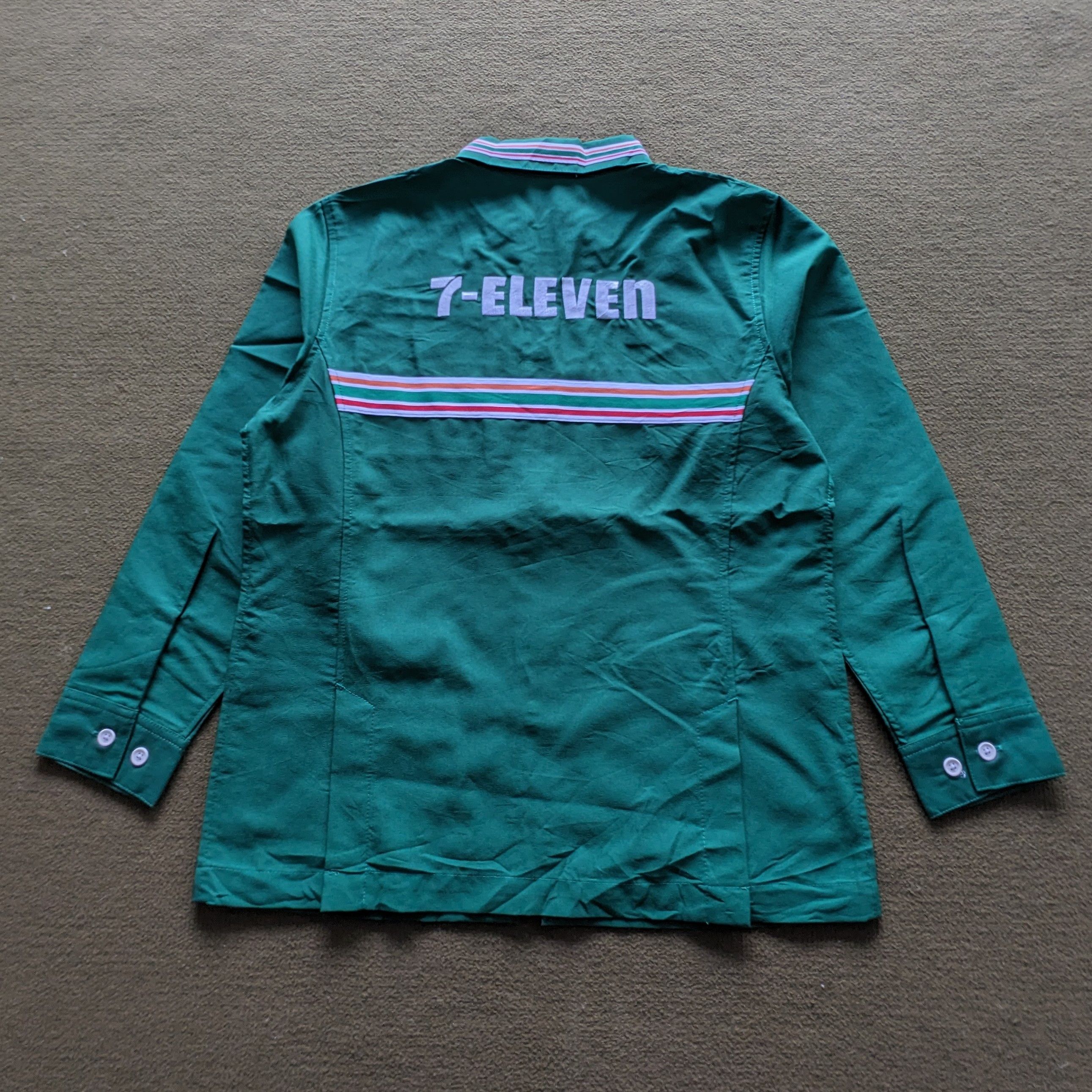 Japanese Brand Vintage 7 ELEVEN Uniform Workers Jacket Size US S / EU 44-46 / 1 - 3 Thumbnail
