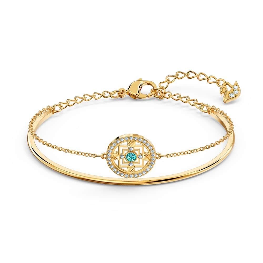 Swarovski Swarovski Symbolic Mandala Bangle Light Turquoise One Size Size ONE SIZE - 2 Thumbnail