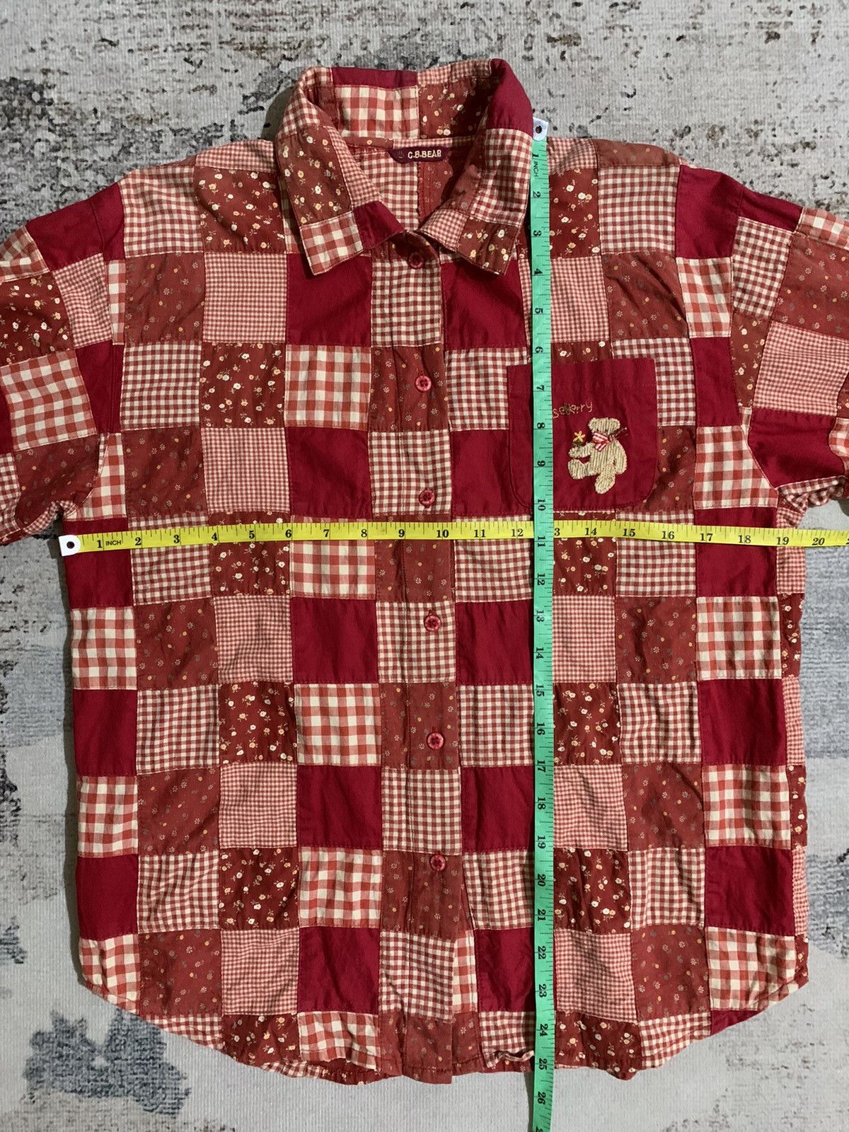 Issey Miyake 💥BINDING OFFER💥Japan Undefined Patchwork Bears Shirt Size US M / EU 48-50 / 2 - 5 Thumbnail