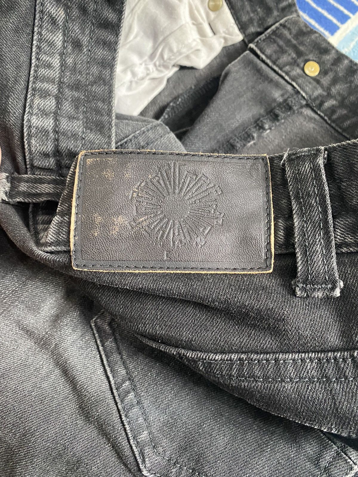 Tornado Mart RARE VTG TORNADO MART Distressed Cargo Flared Jeans Size US 30 / EU 46 - 7 Thumbnail