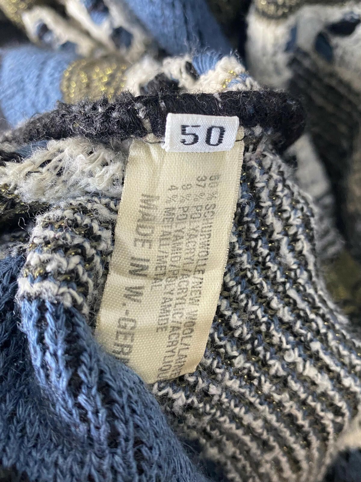 Carlo Colucci Carlo Colucci Animal Geometric Wool Cardigan Sweater Size 50 Size US L / EU 52-54 / 3 - 10 Thumbnail