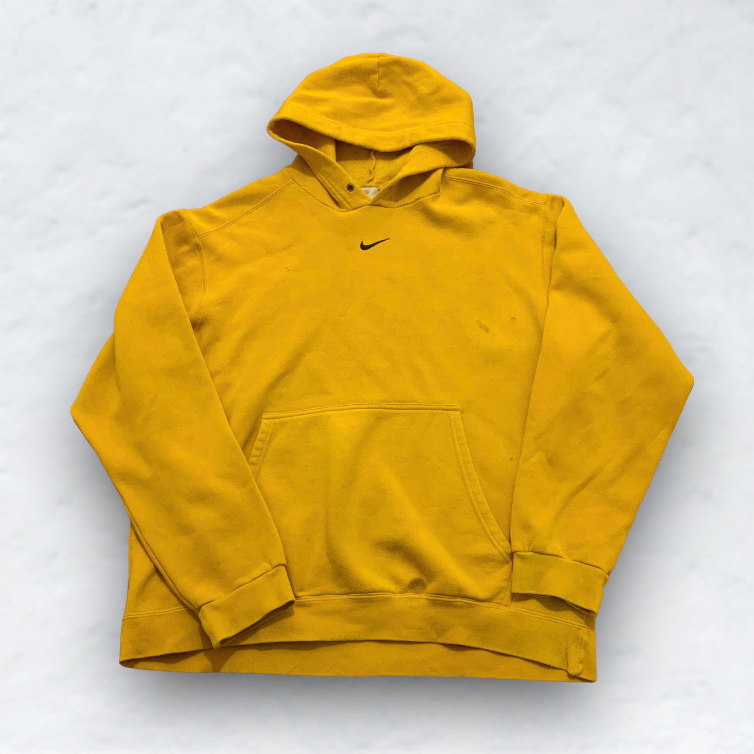 Nike Swoosh Hoodie Vintage Mustard Nike Sweatshirt Vintage Nike