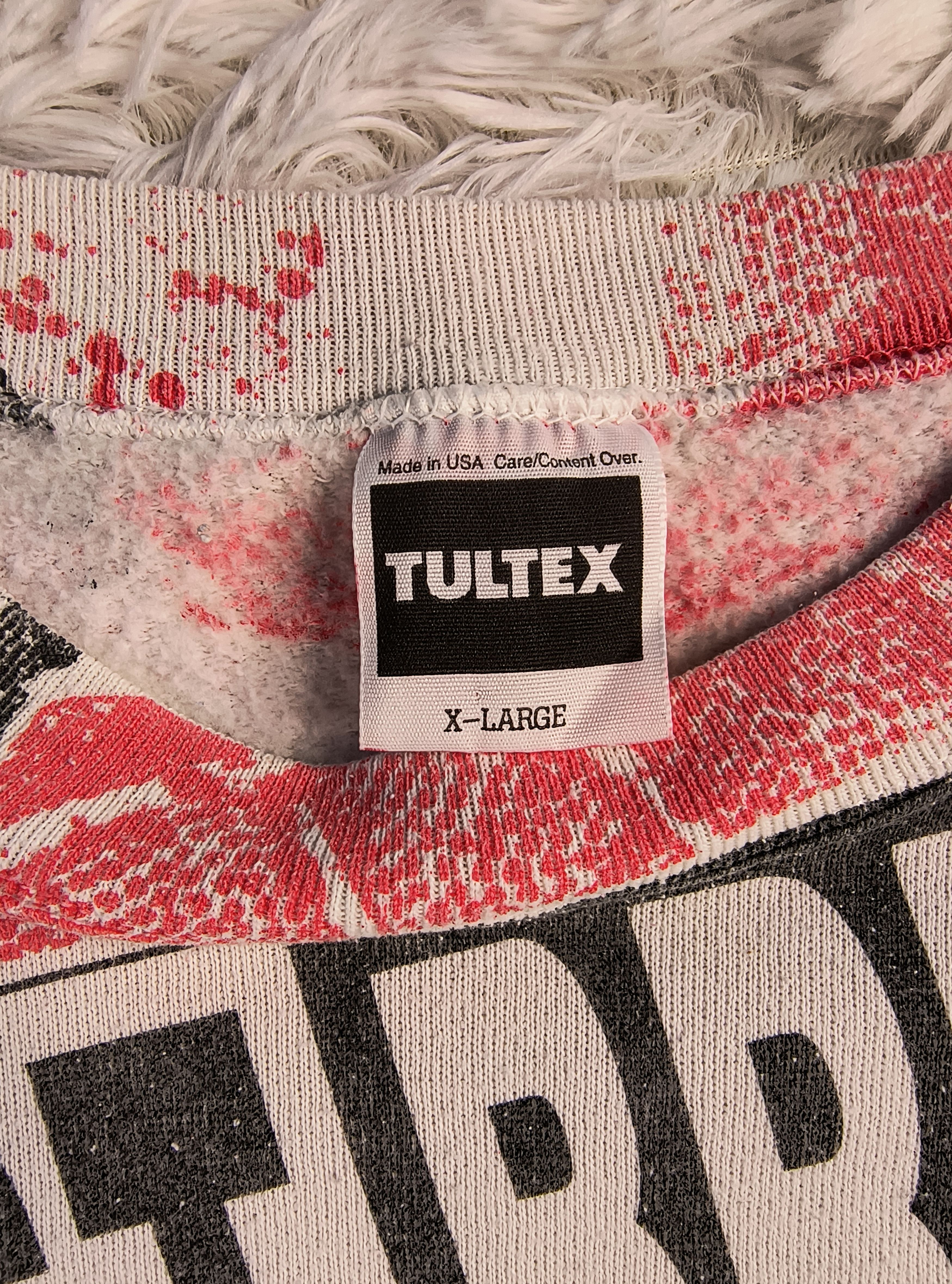 Tultex Vintage Fast break jam basketball crewneck sweatshirt Size US XL / EU 56 / 4 - 3 Thumbnail