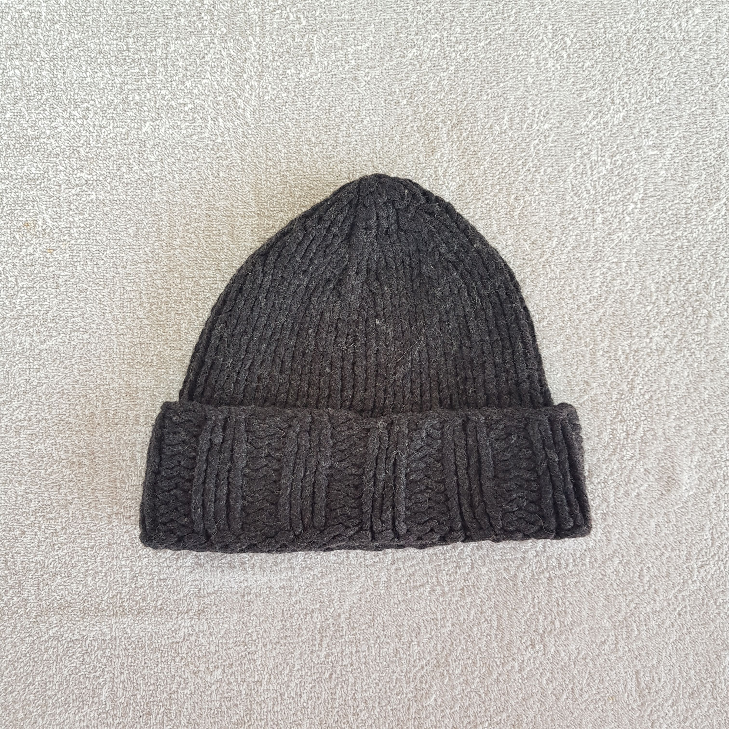 Homespun Knitwear Vintage J Crew Beanie Fair Isle Ribbed Knit Snow Caps Hats. Size ONE SIZE - 5 Thumbnail