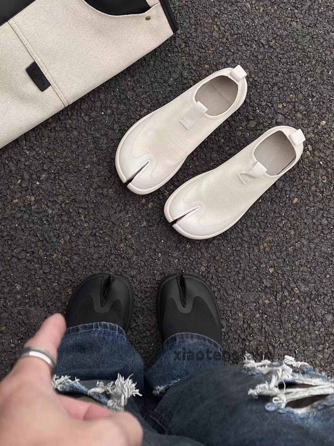 Vintage Unisex outdoor utility tabi loafer slip on shoes sneaker Size US 10 / EU 43 - 3 Thumbnail