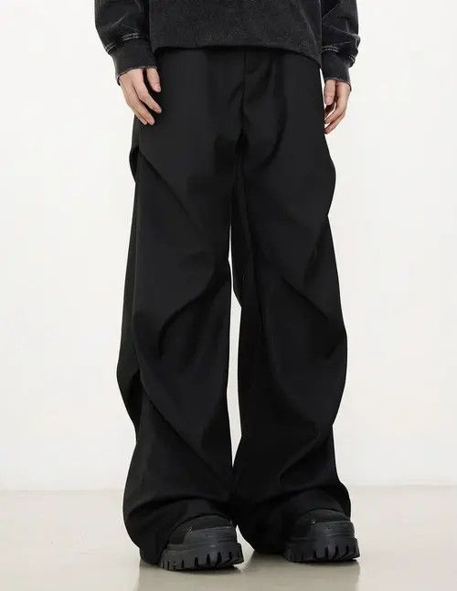 VIBE Outdoor retro cleanfit ruched pleated flared pants Size US 32 / EU 48 - 5 Thumbnail