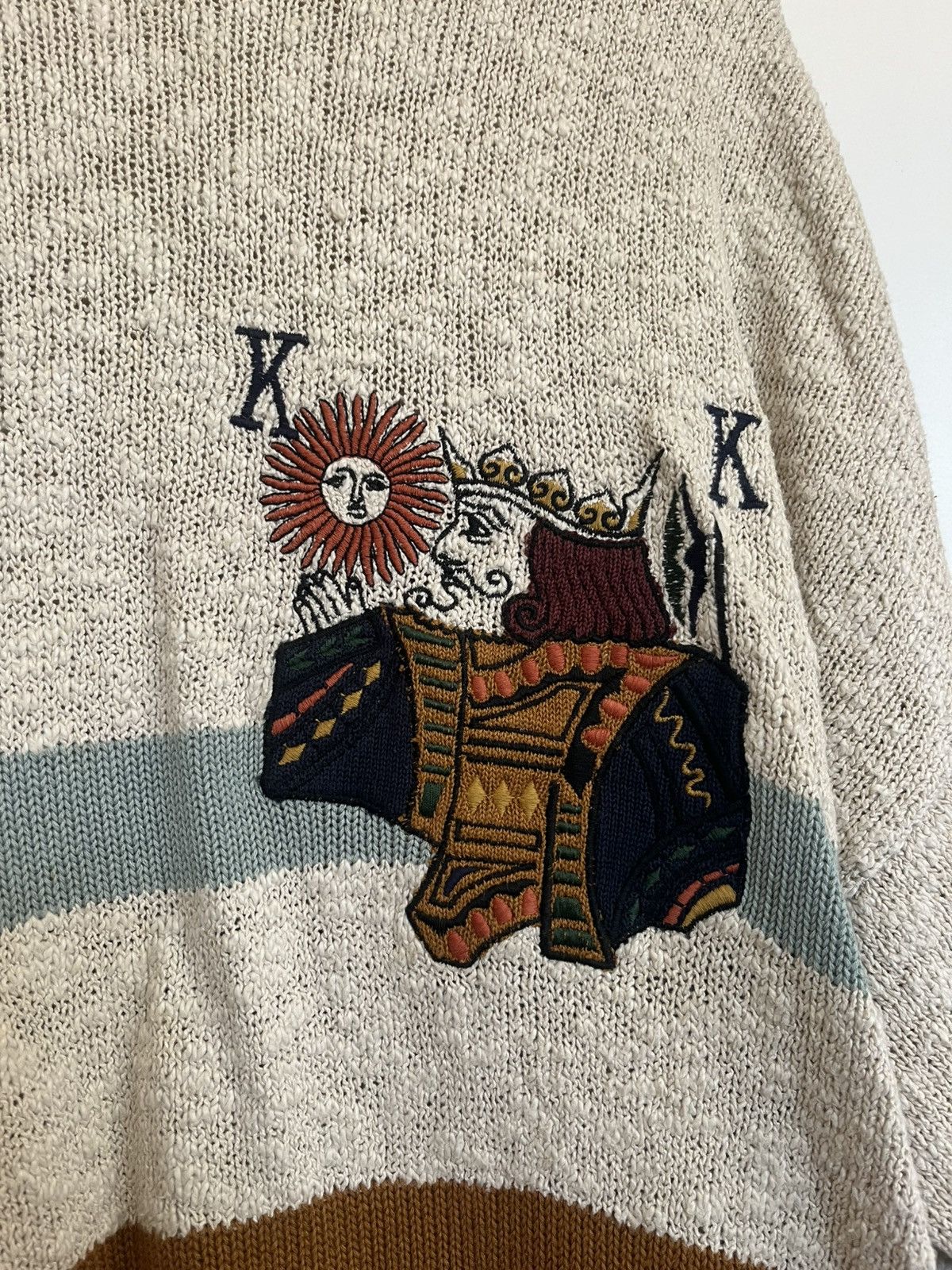 Other Card Motif Sweater Unisex Size XL / US 12-14 / IT 48-50 - 5 Thumbnail