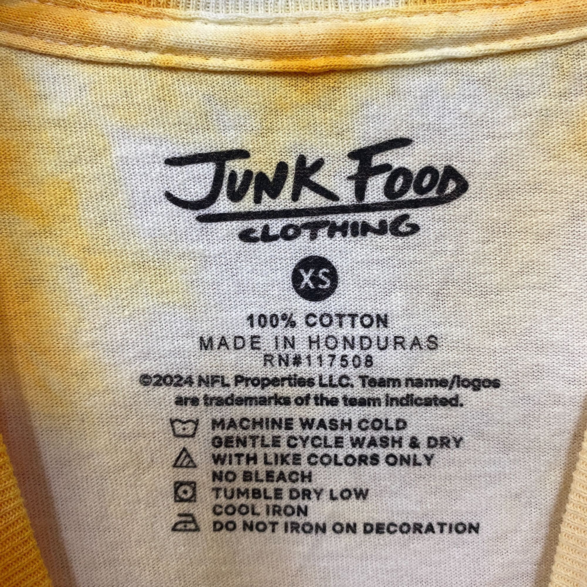 Junk Food Junk Food Pittsburgh Steelers Football Tie Dye T-Shirt XS Size US XS / EU 42 / 0 - 4 Thumbnail