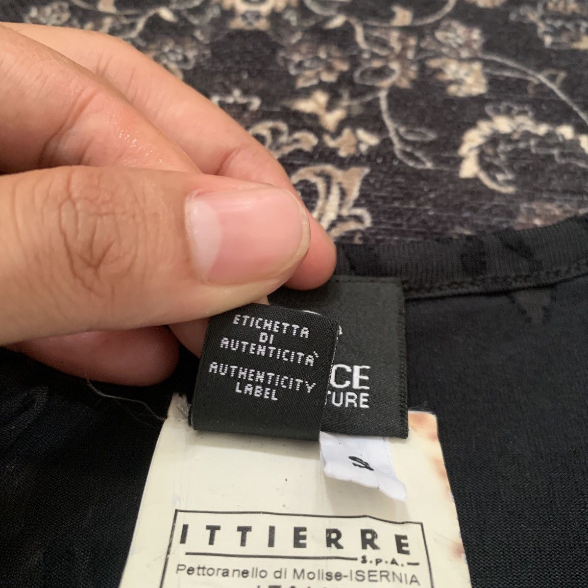 Versace Jeans Couture Versace Jeans Couture Emboss Rebel Tee Size US S / EU 44-46 / 1 - 6 Thumbnail