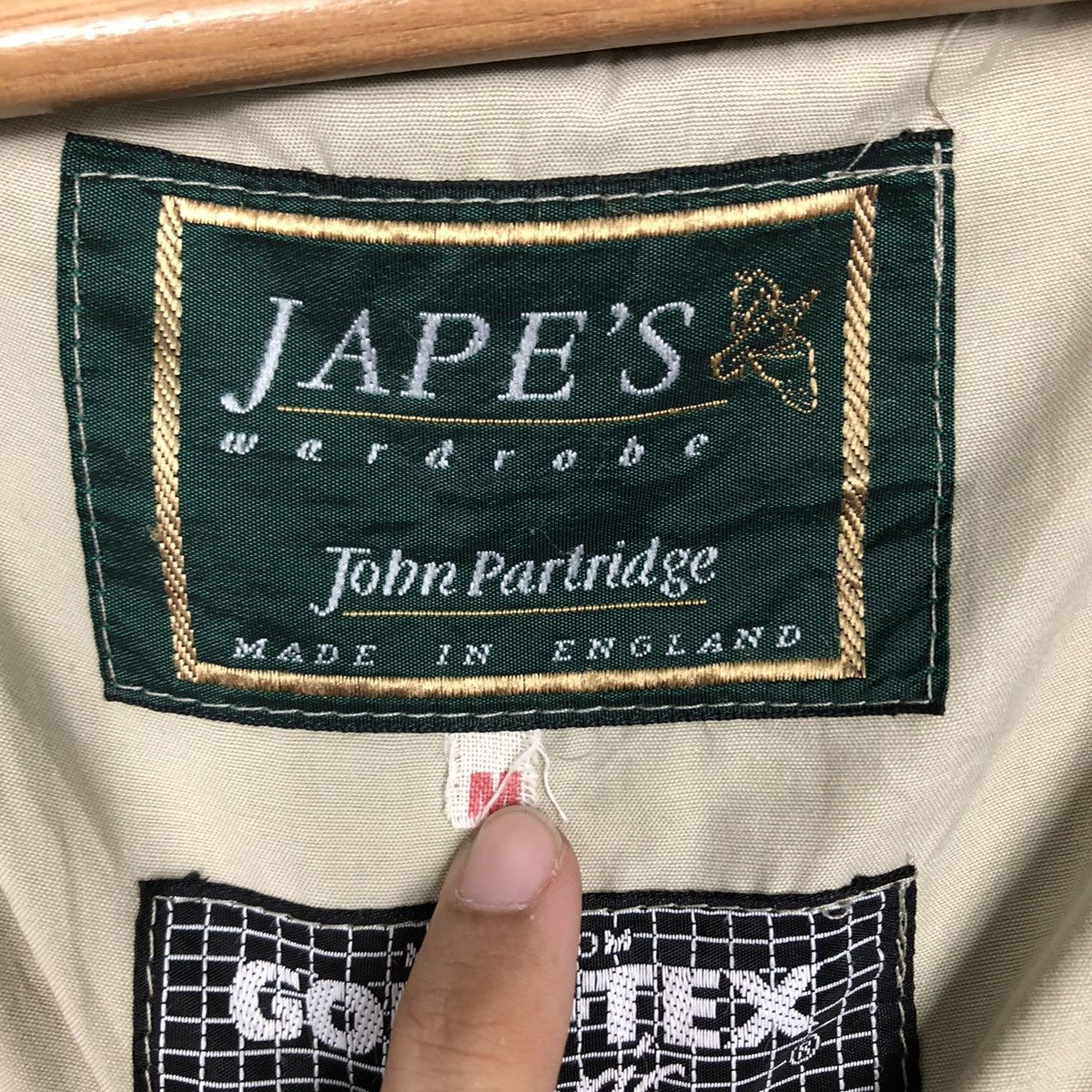 Goretex 📌Vintage Chore Jacket John Partridge England Blanket Lining Size US M / EU 48-50 / 2 - 18 Thumbnail