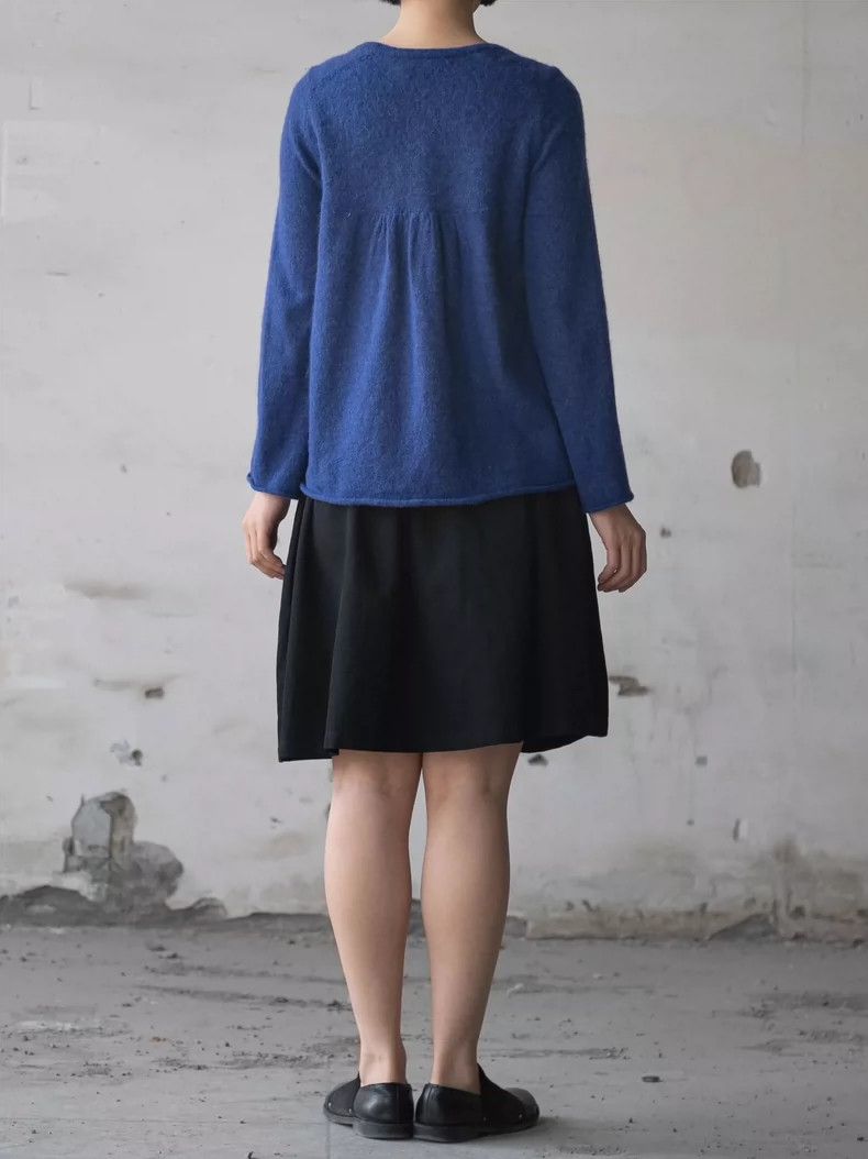 Vivienne Westwood Blue and purple Saturn knit top