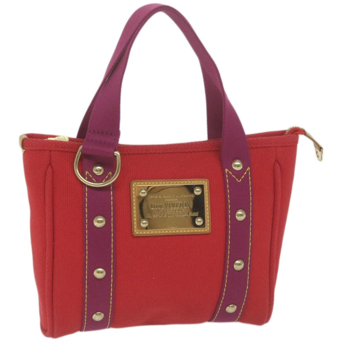 Louis Vuitton Cabas Red Canvas Tote Bag (Pre-Owned) Size ONE SIZE - 1 Thumbnail