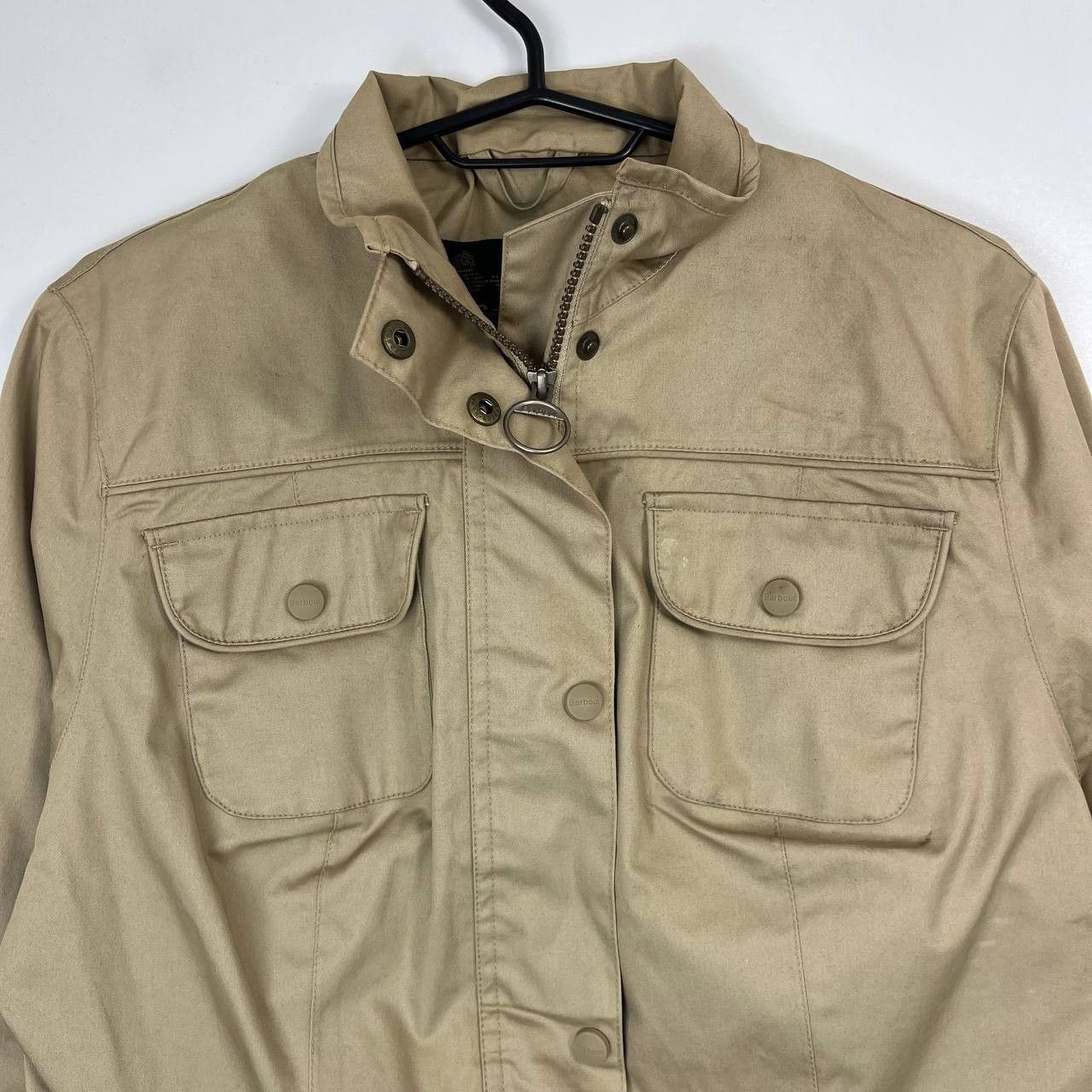 Barbour Barbour Utility Waterproof Jacket Womens Beige Coat Size 12 Size US M / EU 48-50 / 2 - 3 Thumbnail