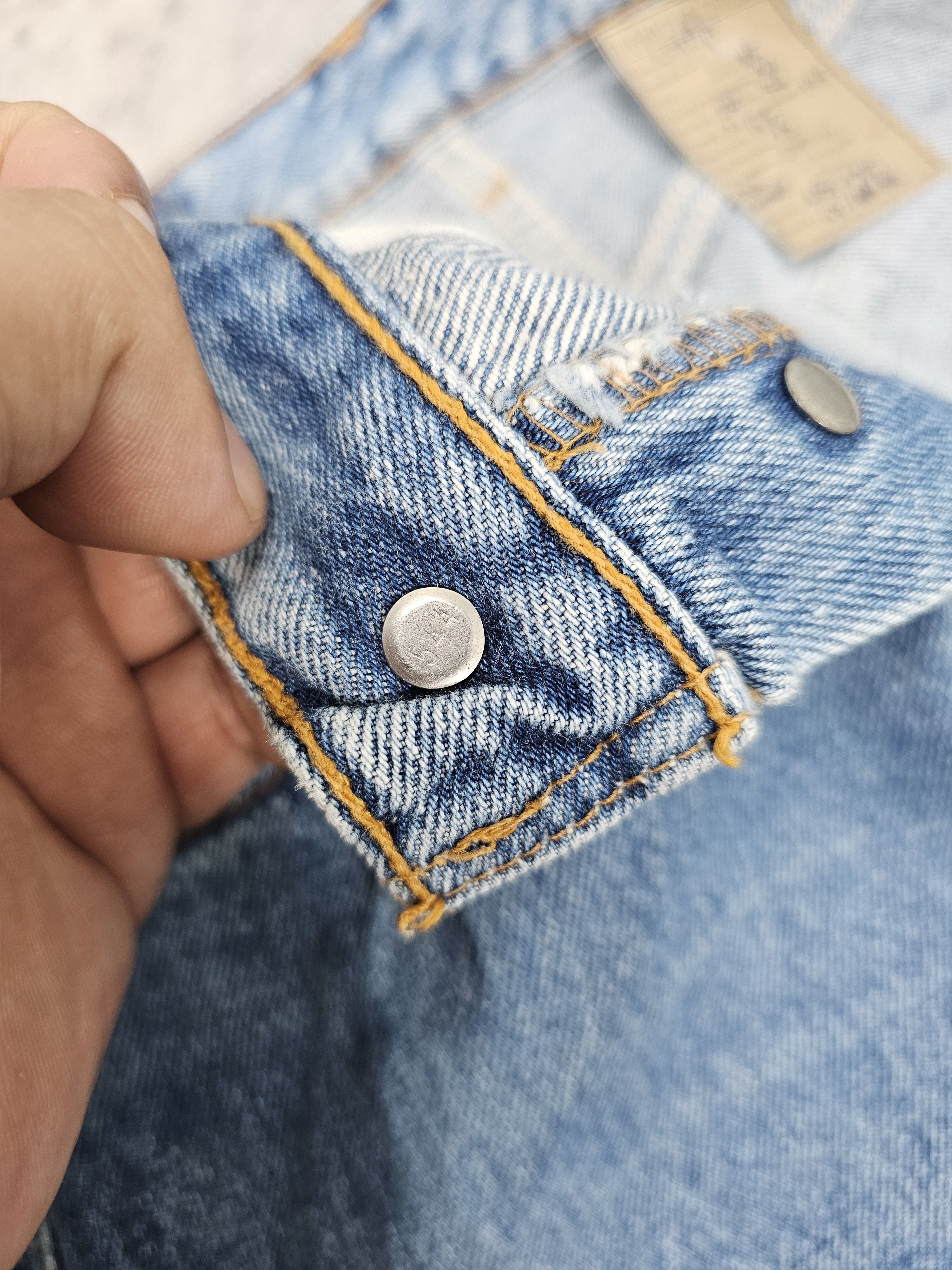 Levi's Vintage Clothing Vtg 90'S LEVIS 6501 For Women High Rise Faded Jeans L0508 Size 25" / US 0 / IT 36 - 10 Thumbnail