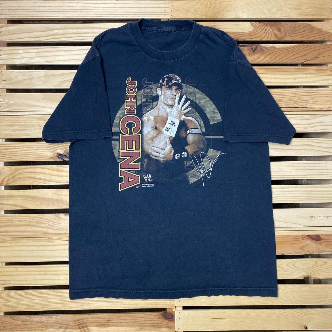 WWE Vintage WWE x John Cena Black Wrestling Tee Size Large Size US L / EU 52-54 / 3 - 1 Thumbnail
