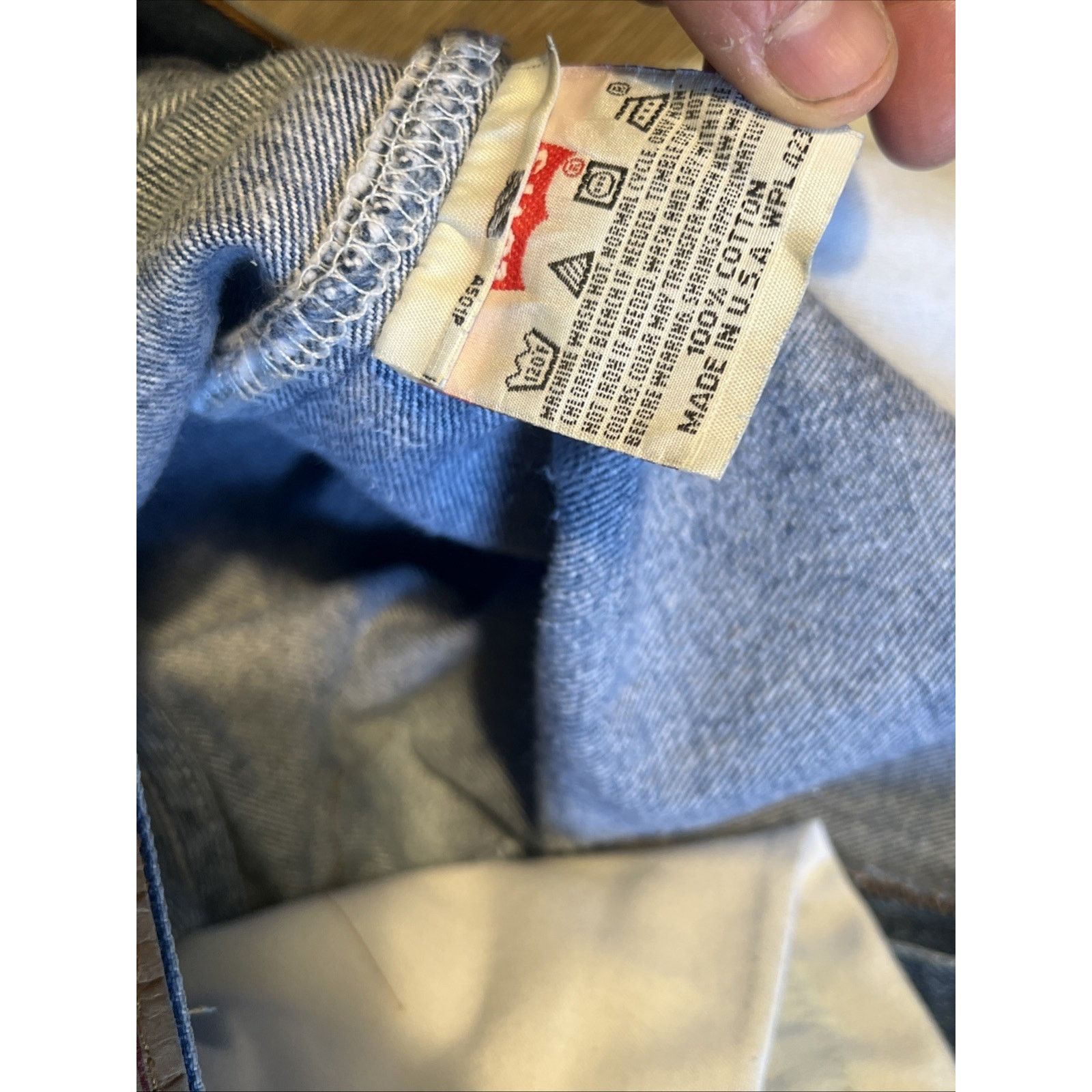 Levi's Vintage Levis 501 Jeans 34x26 90s Blue USA Made Denim Hige Size US 34 / EU 50 - 12 Thumbnail