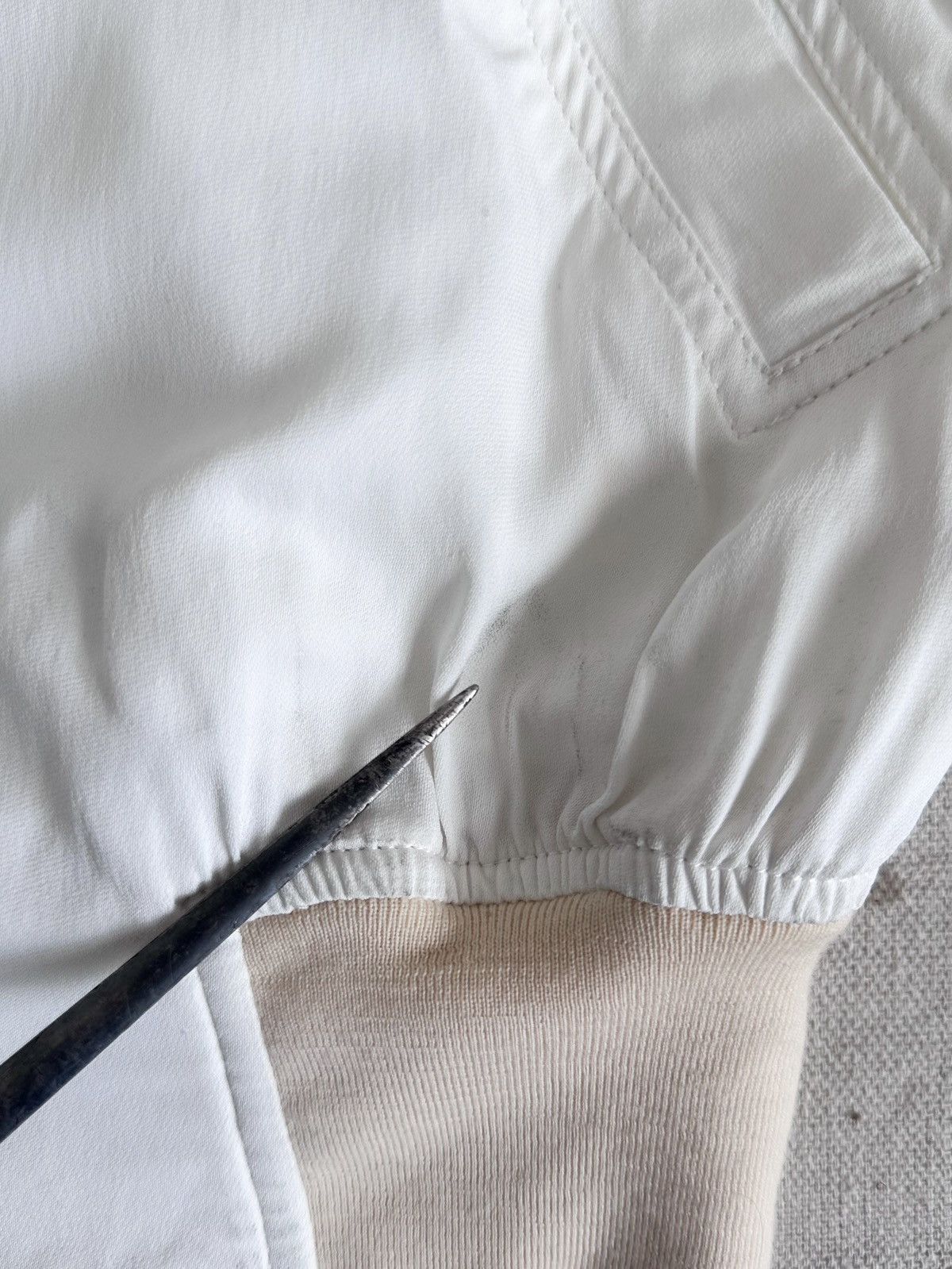 Rick Owens Rick Owens Mainline SS15 “FAUN” Silky Milk MA1 Bomber Size XS / US 0-2 / IT 36-38 - 12 Thumbnail