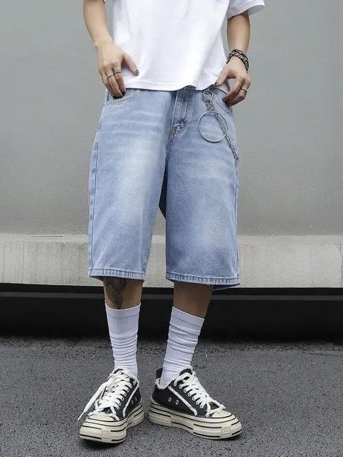Japanese Brand Mizuki x Chiba Casual Y2k Shorts Jorts Denim Size US 32 / EU 48 - 5 Thumbnail