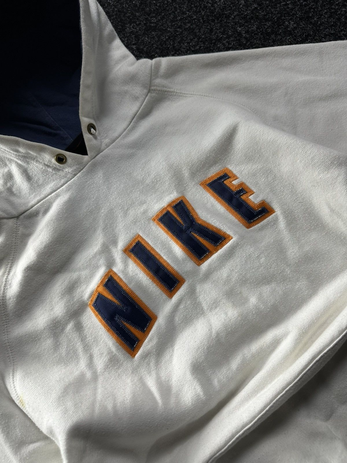 Nike × Vintage 🚨Nike Y2K White BOXY Hoodie RARE Vintage Skategang Drill Size US XS / EU 42 / 0 - 4 Thumbnail