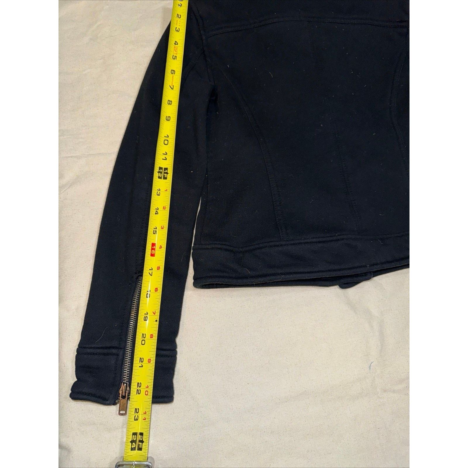 Gap Gap Womens Motorcycle Biker Jacket Black Asymmetric Zip Pock Size XS / US 0-2 / IT 36-38 - 9 Thumbnail
