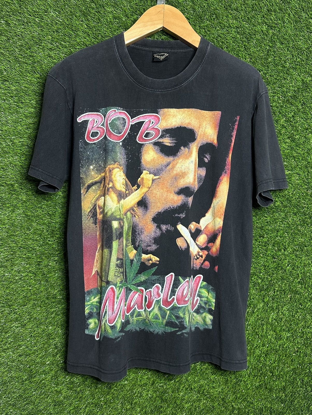 Rap Tees × Vintage 🚨Vintage Bob Marley Natural Mystic 90s Rap Tee T-Shirt Size US L / EU 52-54 / 3 - 1 Thumbnail